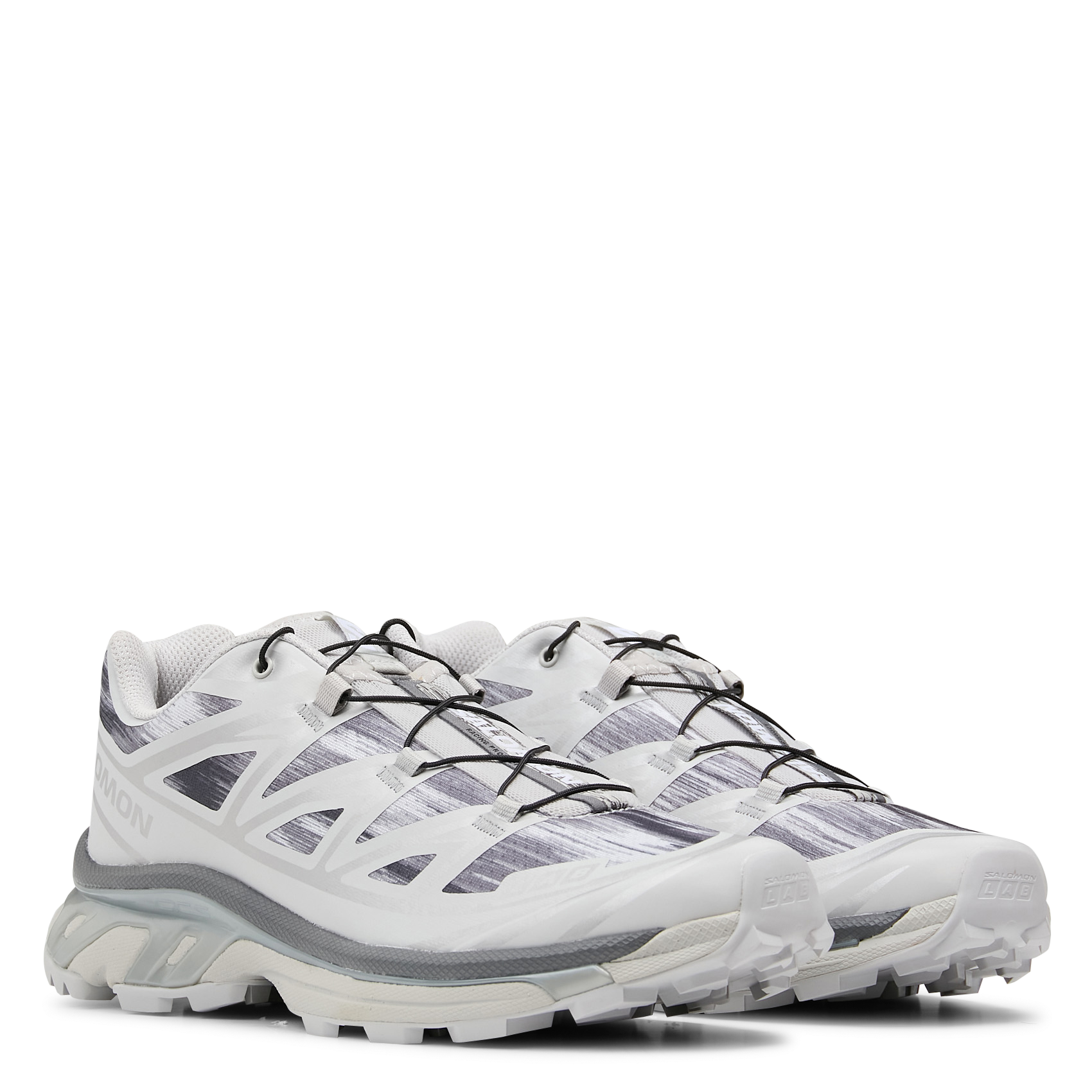 Baskets basses imprimées SALOMON Argent