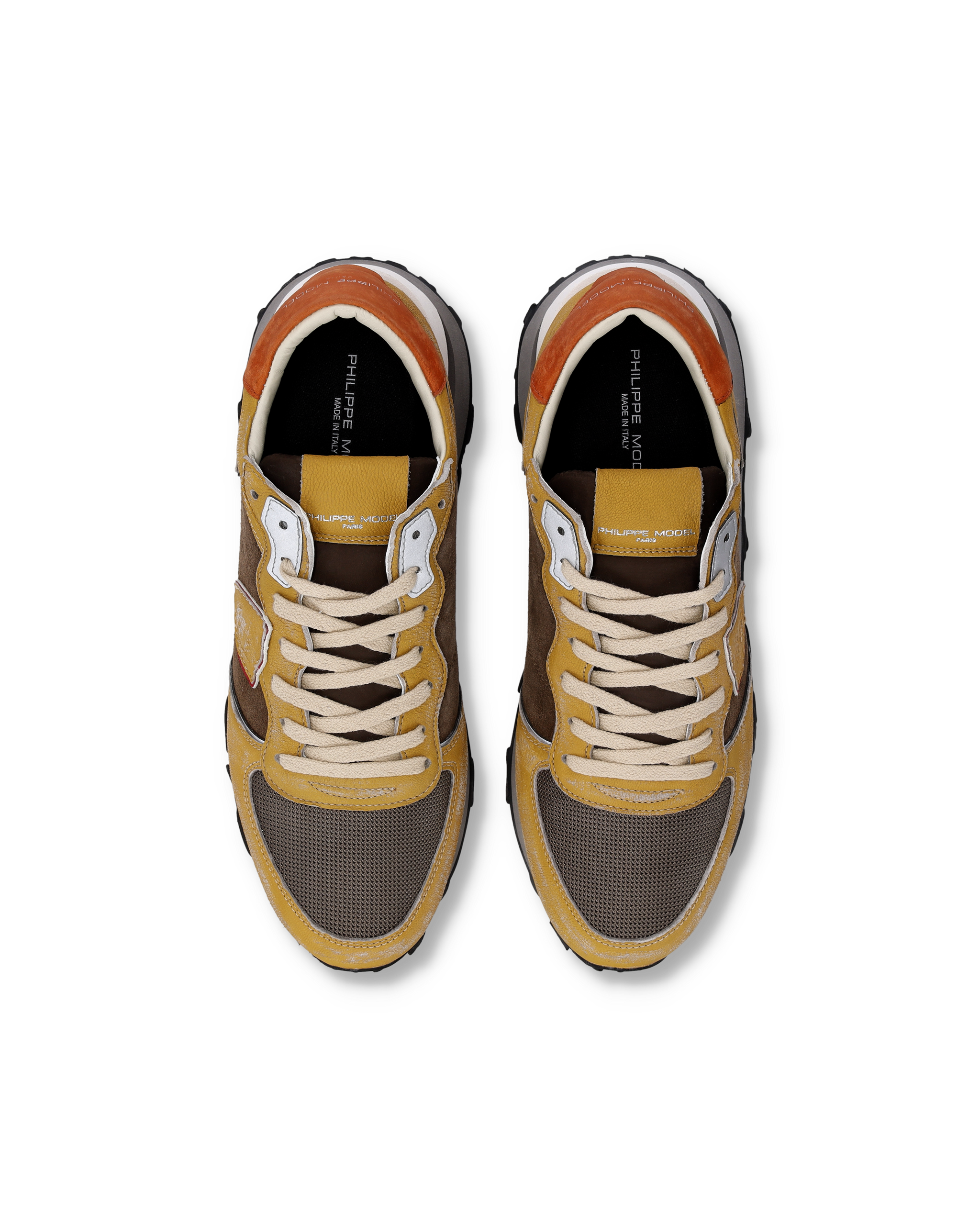 High-top running sneakers PHILIPPE MODEL Brown