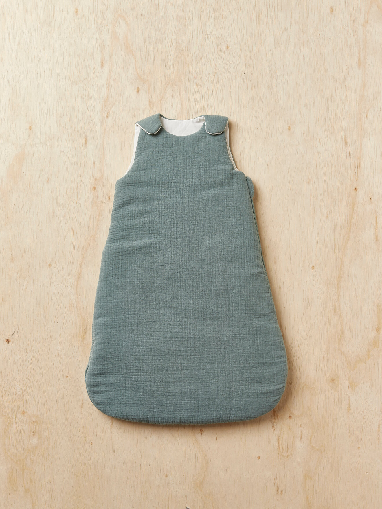 Organic cotton muslin sleeping bag "abby" - tog 4 CYRILLUS Green