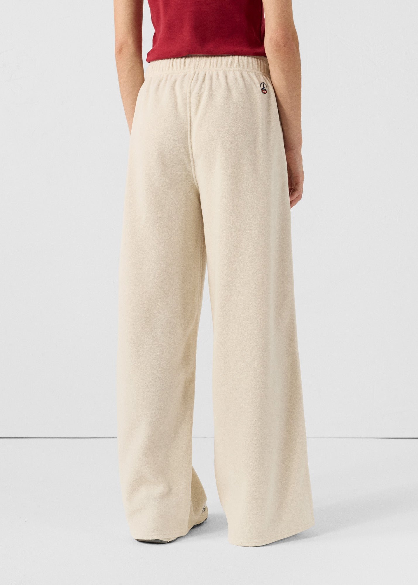 Silvia fleece pants JOTT White