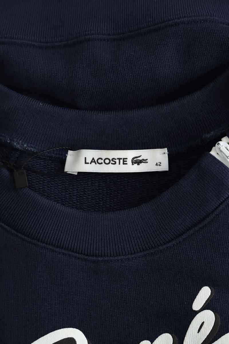 Cotton T-shirt LACOSTE - SECONDE MAIN Blue