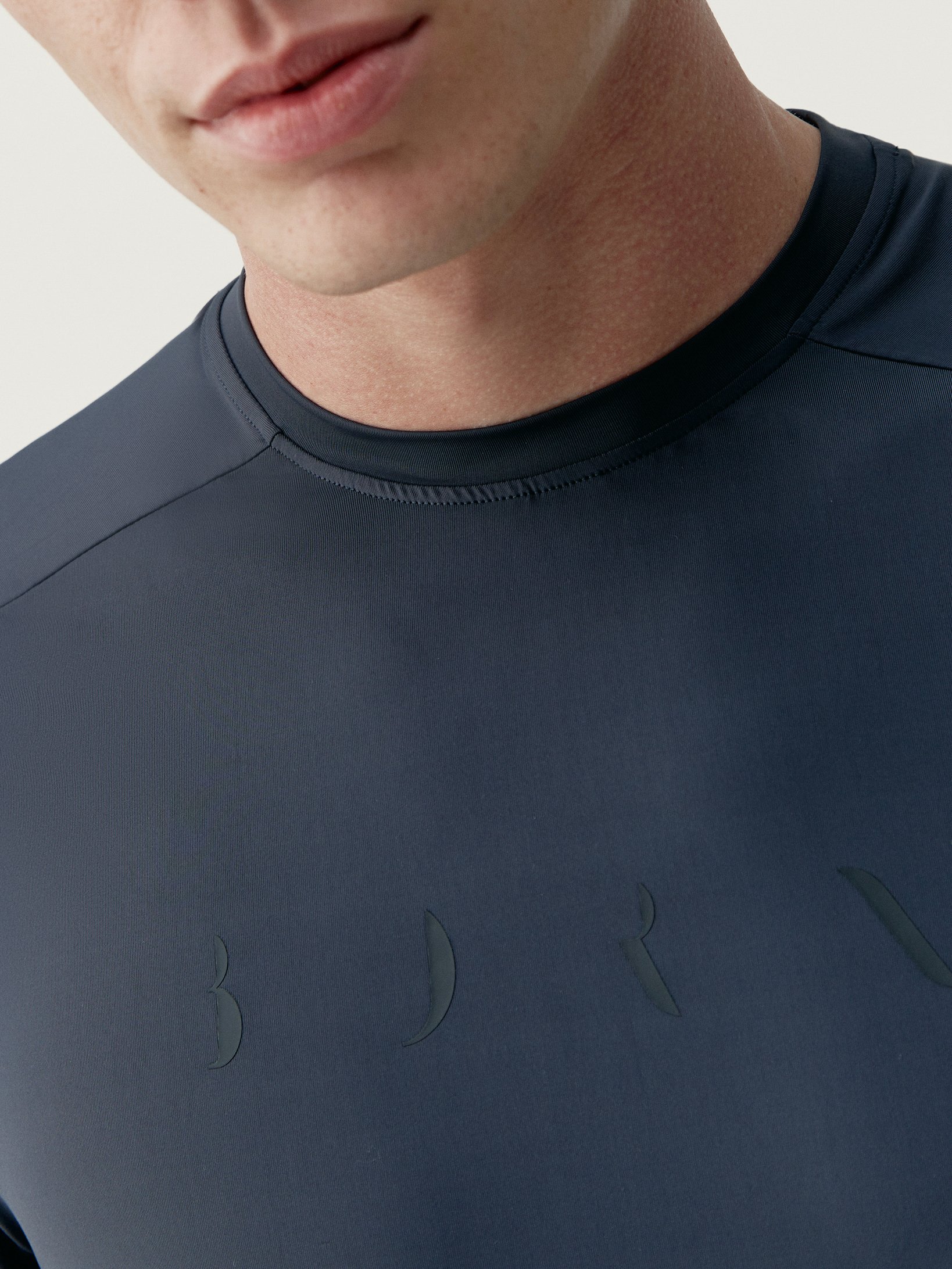 T-shirt with logo on the front BORN LIVING YOGA Grey