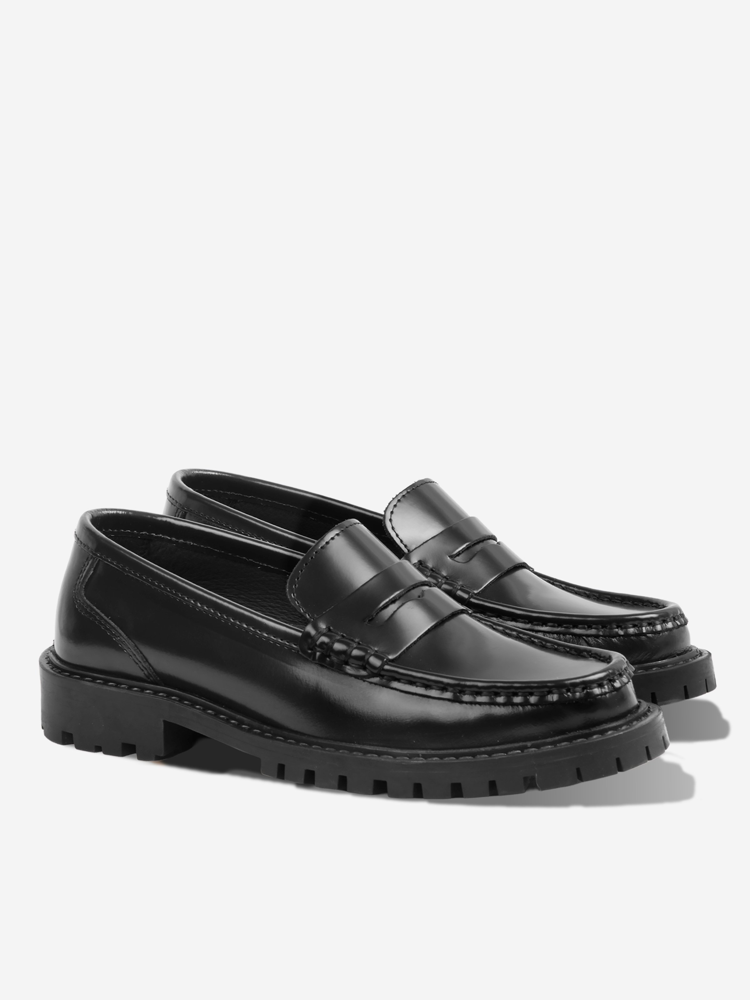 Iris patent leather loafers JULES & JENN Black