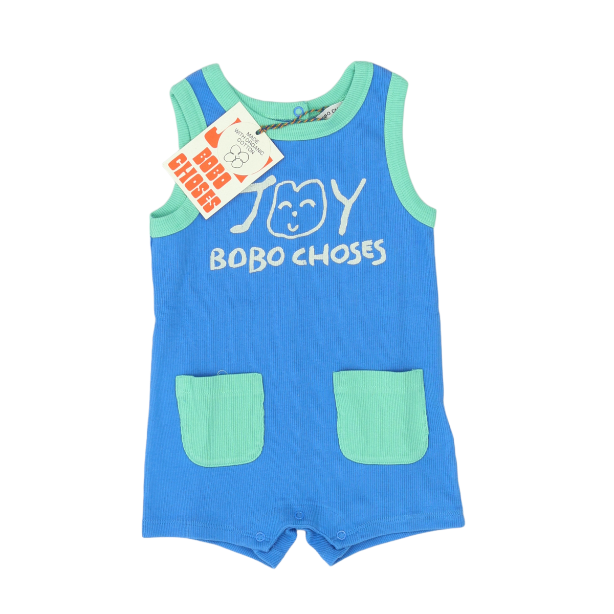 Blue baby romper - 12 months BOBO CHOSES - Seconde Main Blue