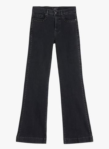 Pantalon femme simili cuir noir 7 For All Mankind taille L Pantalon femme simili cuir noir 7 For All Mankind taille L