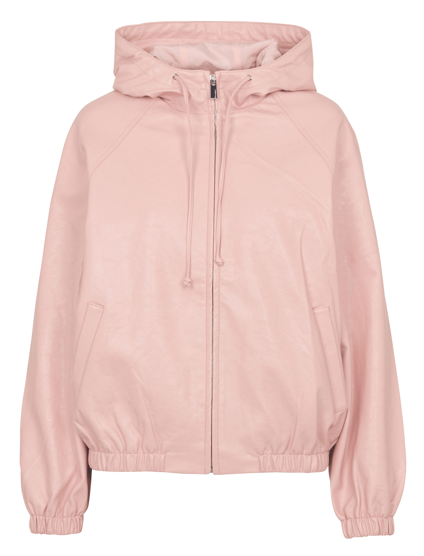 Rechte jas met opstaande kraag BERENICE Roze