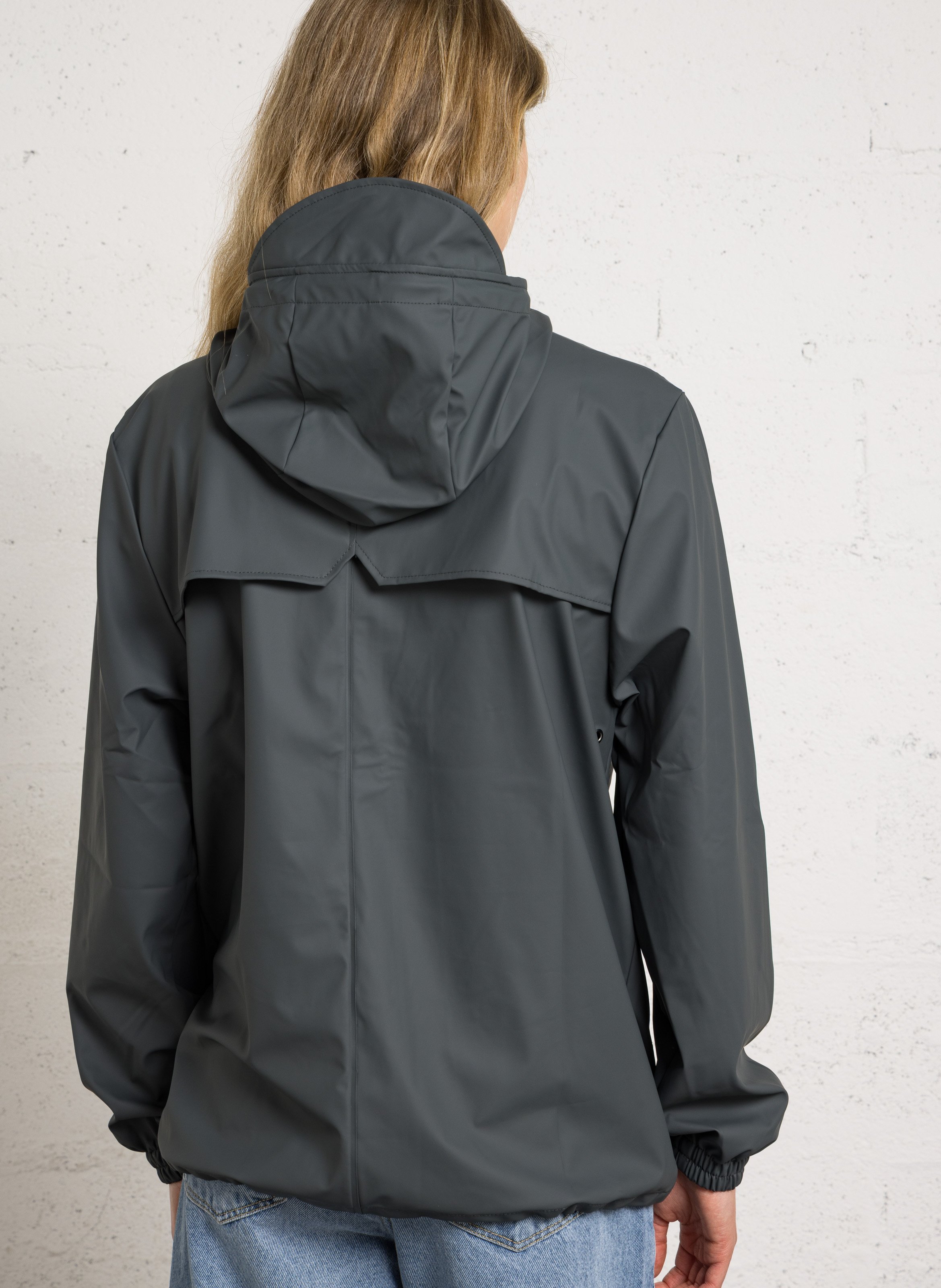 Cotton parka with hood RAINS Grey