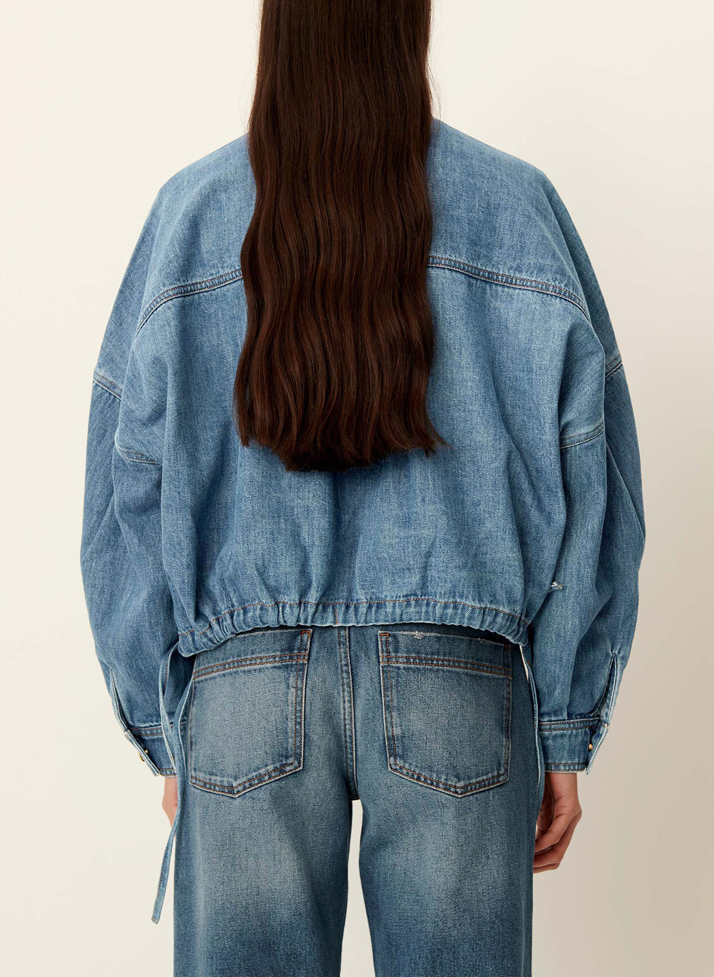 Baumwoll-Blazer SESSUN Blau