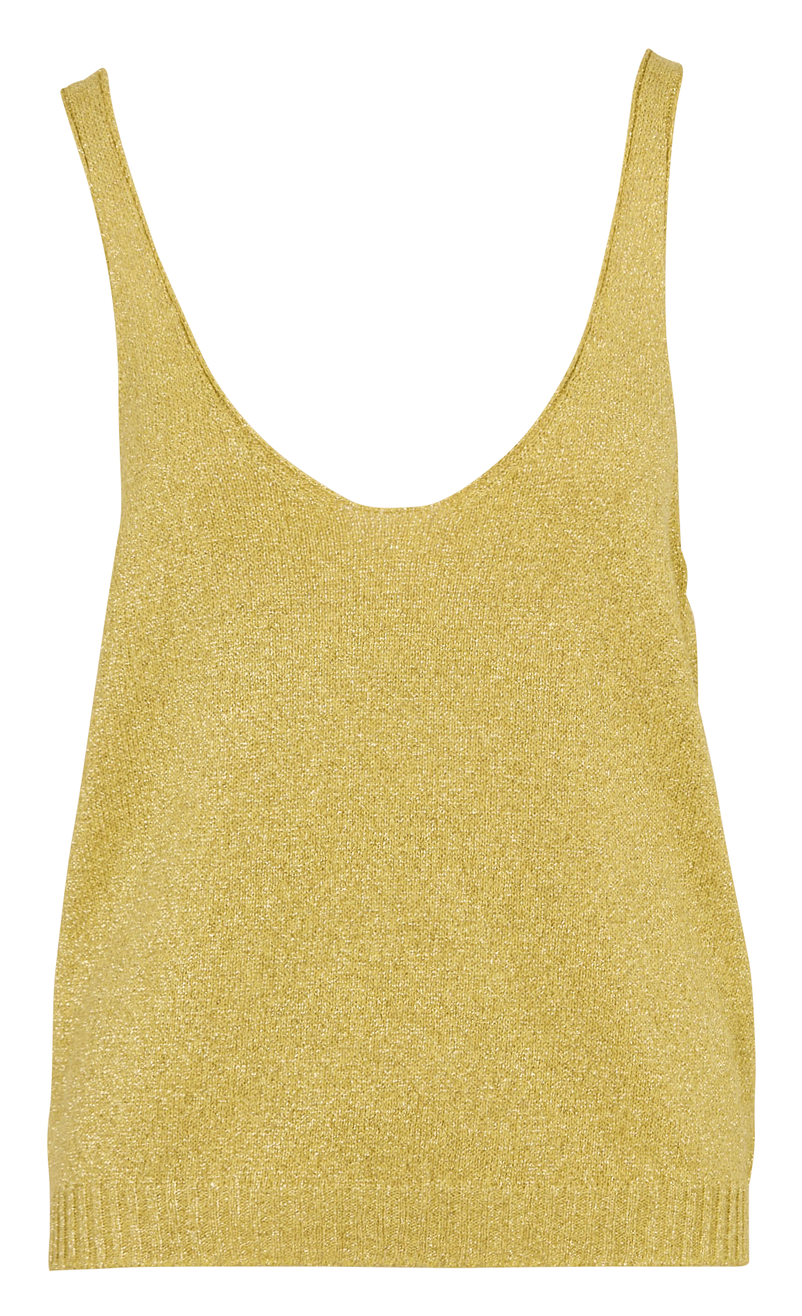 Round neck top in sequined knit MOMONI Orange