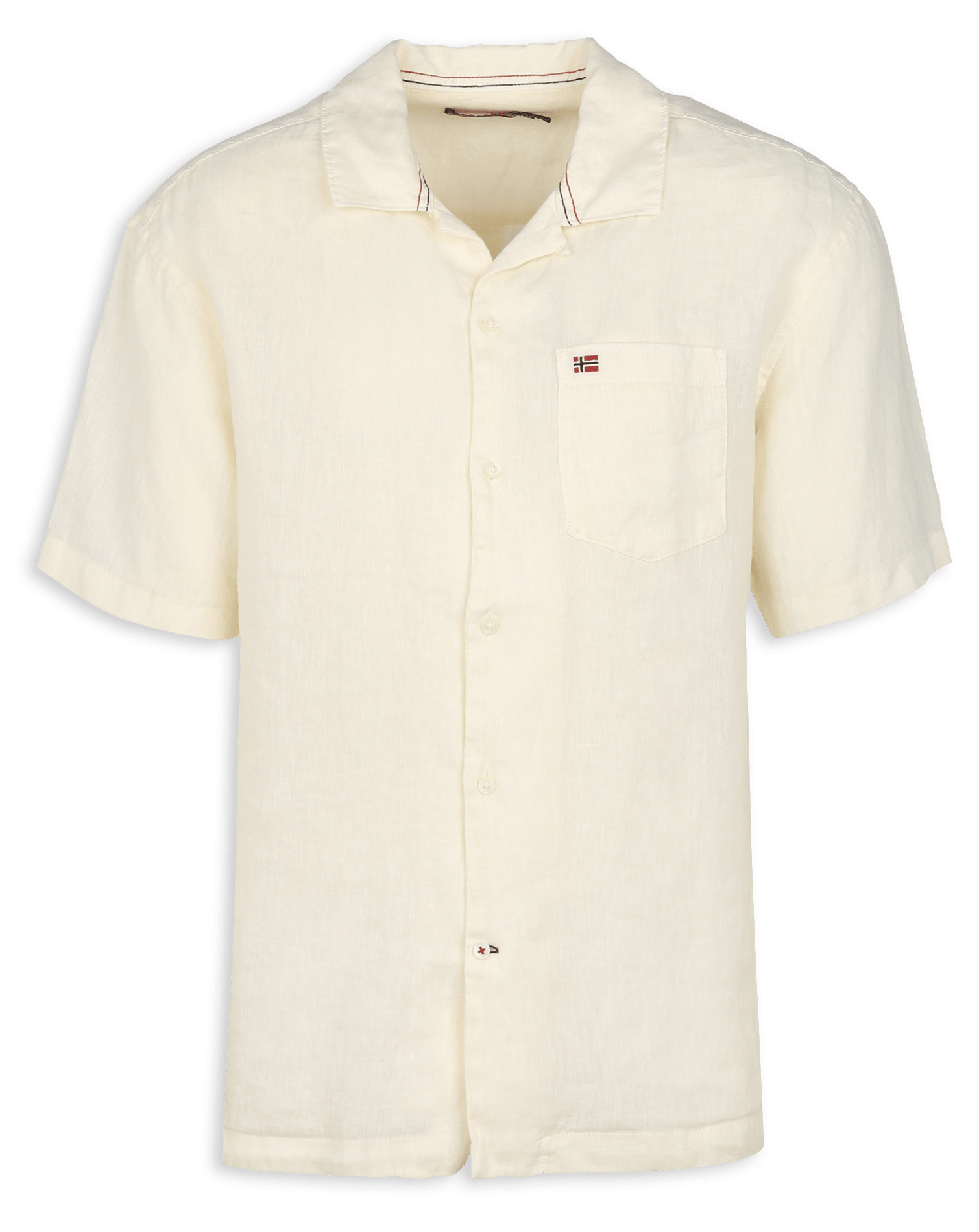 Camisa de lino recta NAPAPIJRI