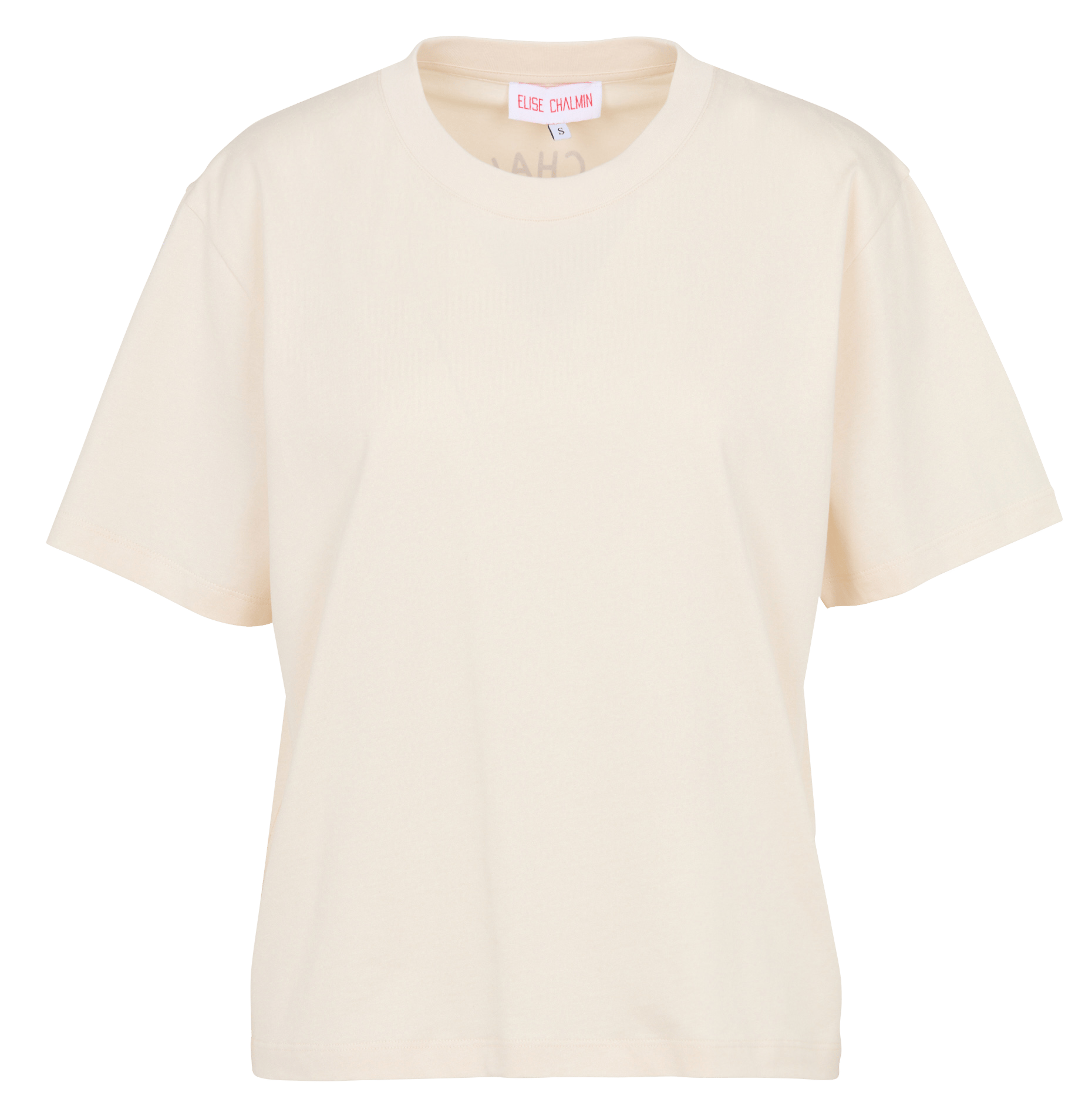 Baumwoll-Pullover mit Rundhalsausschnitt ELISE CHALMIN Weiss