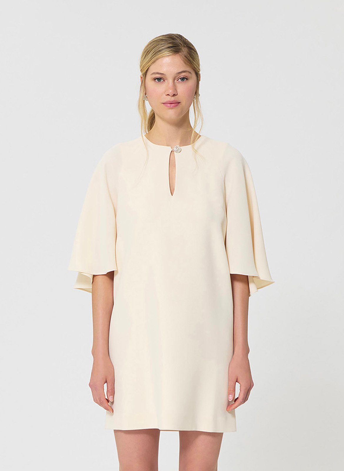 Robe courte col rond TARA JARMON