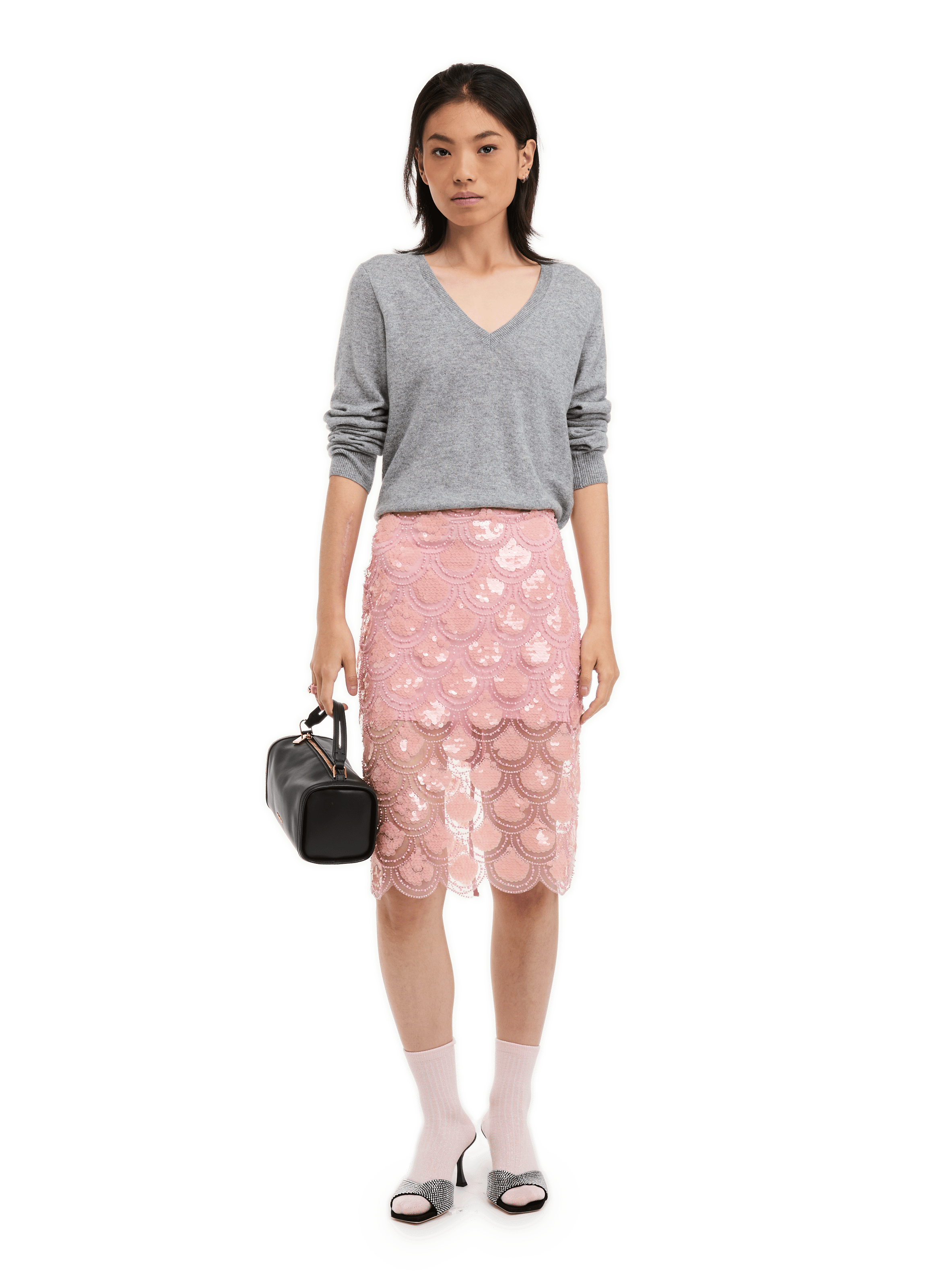 Cashmere sweater AU PRINTEMPS PARIS Grey