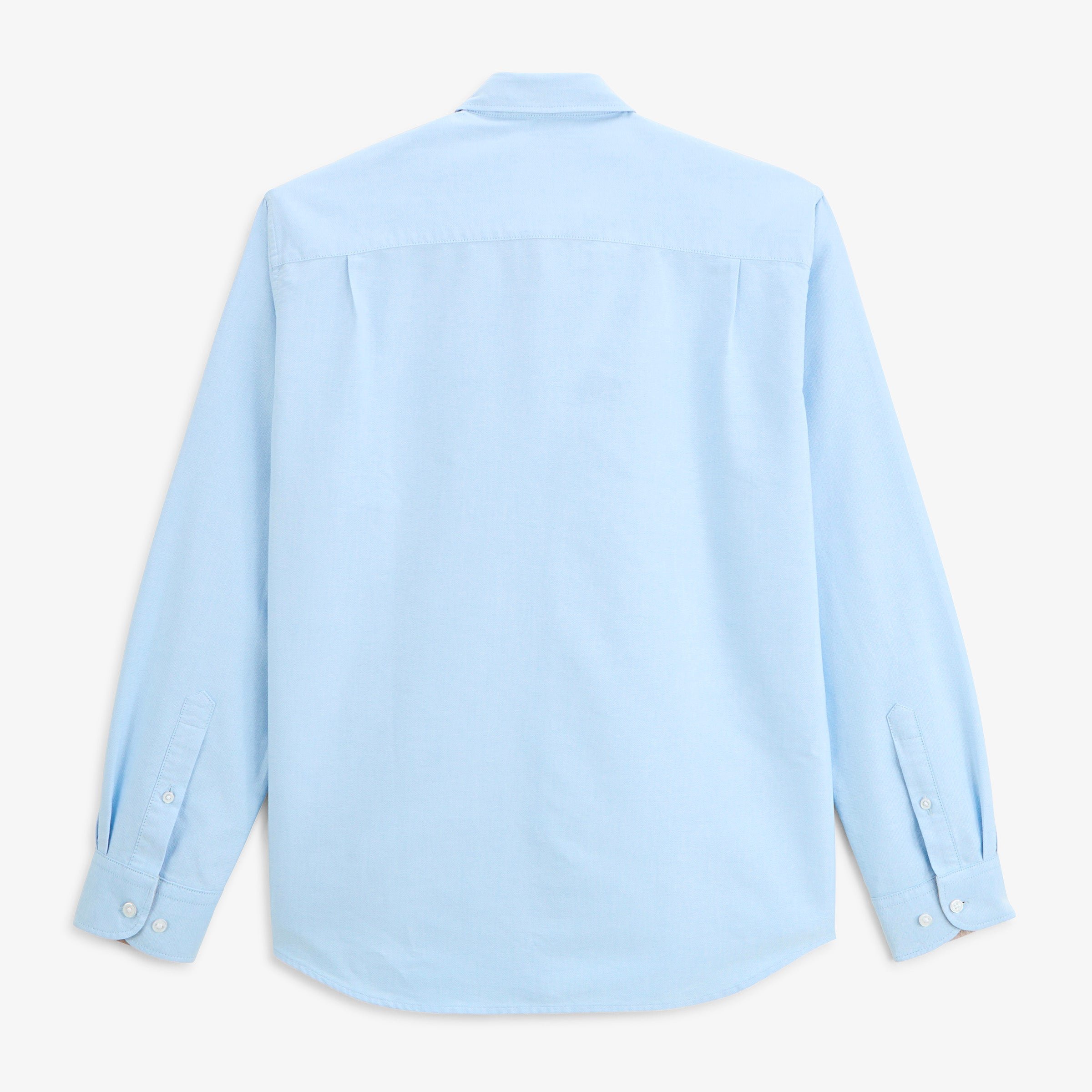 Long sleeve Oxford shirt with light blue strap SERGE BLANCO Blue