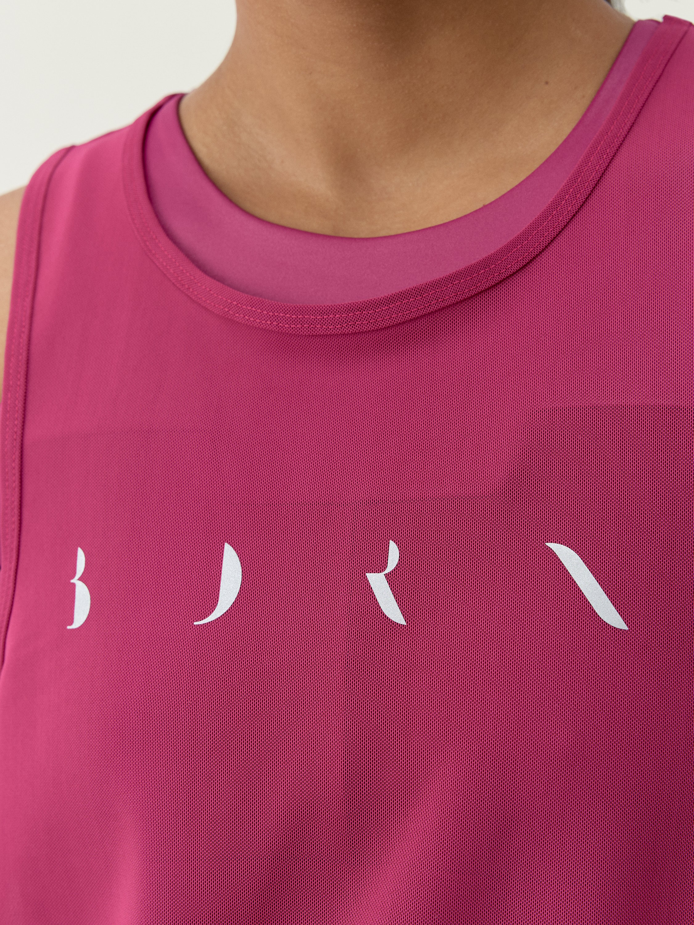 Transparent tank top | Red BORN Women