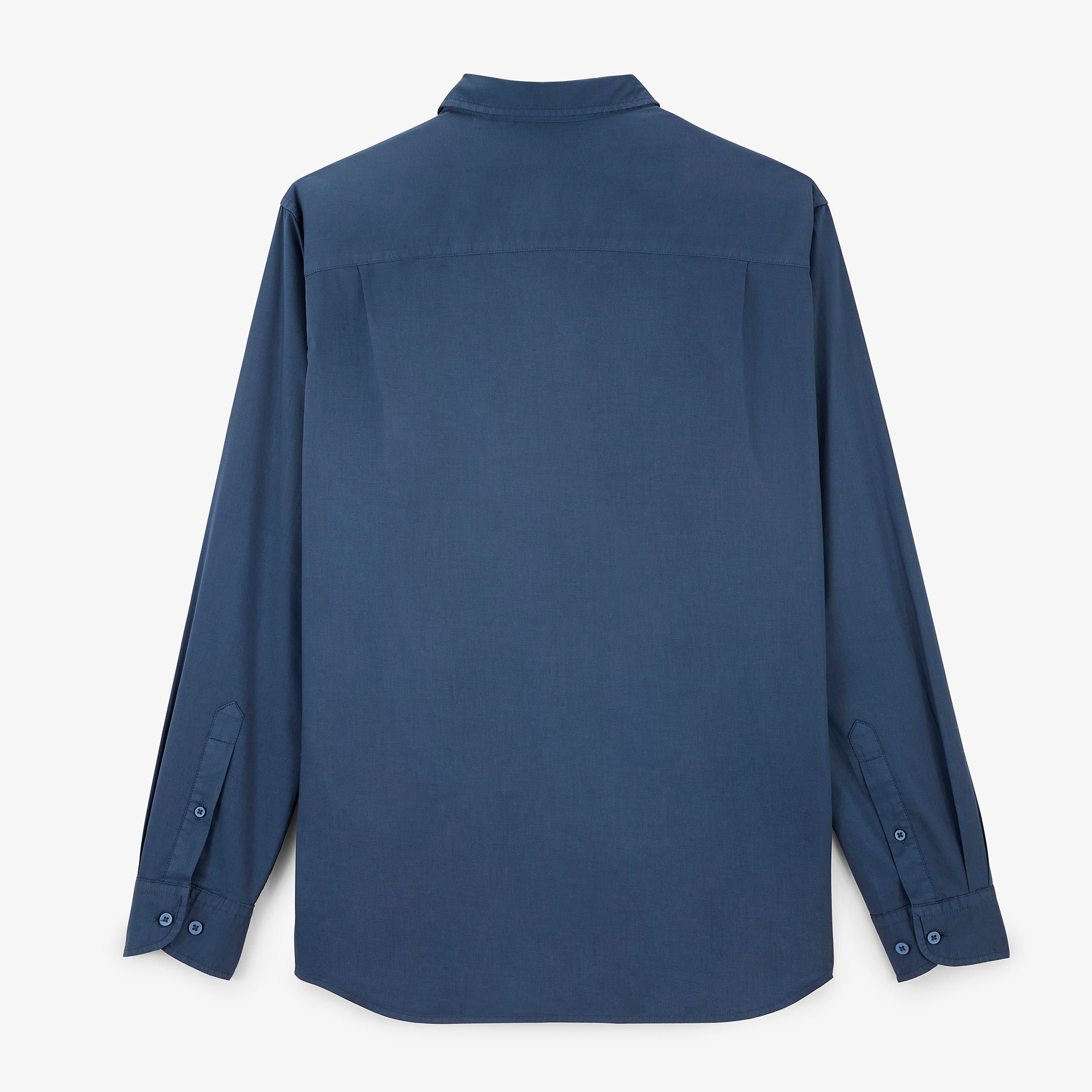 SBPLAY blue stretch twill long-sleeved shirt SERGE BLANCO Blue