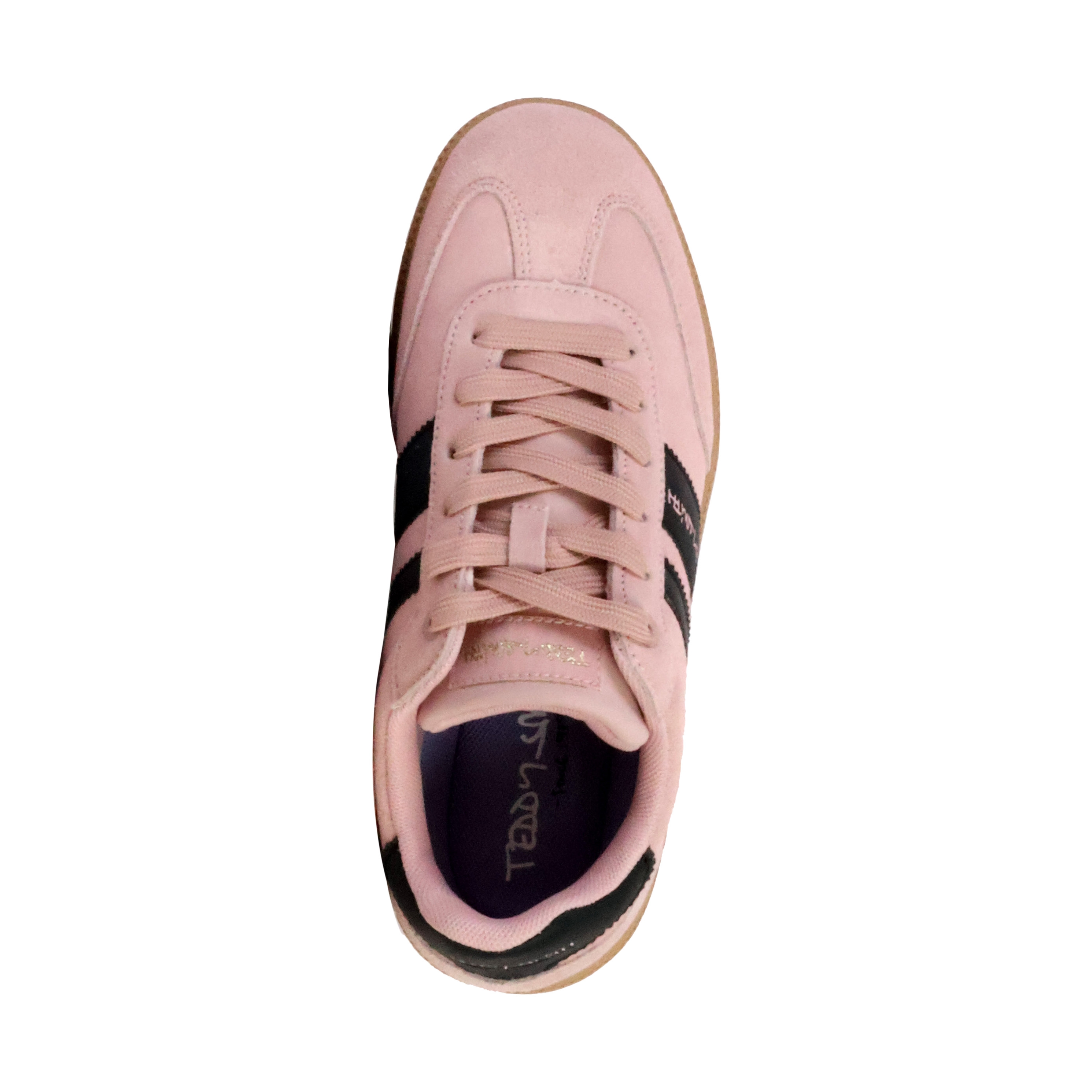 Teddy Smith Leather Trainers TAMARIS Pink