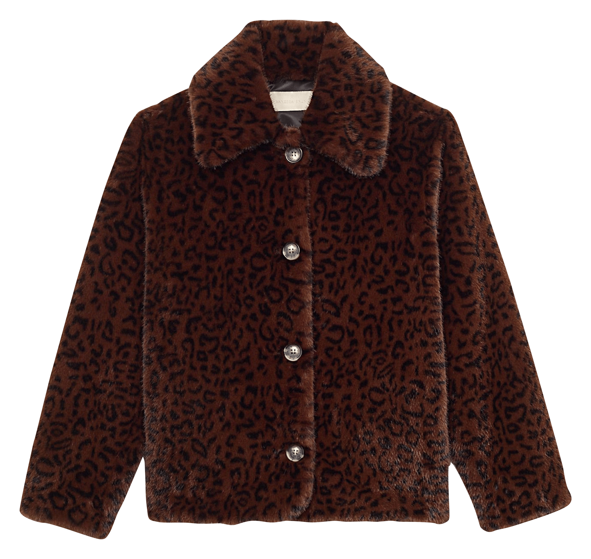 Gerade Jacke aus Kunstpelz VANESSA BRUNO Schwarz