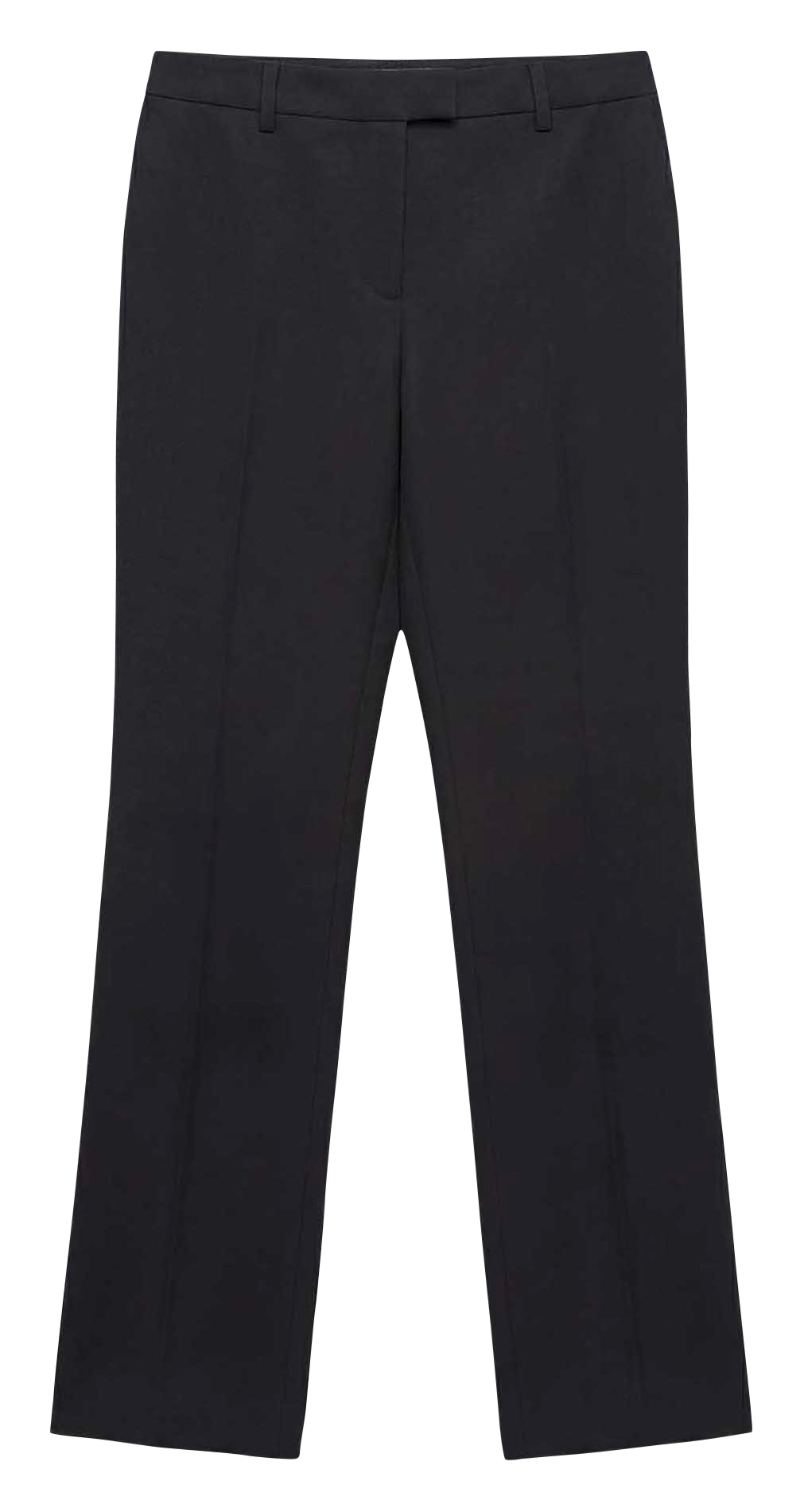 Pantalon droit mi-haute uni TARA JARMON Gris