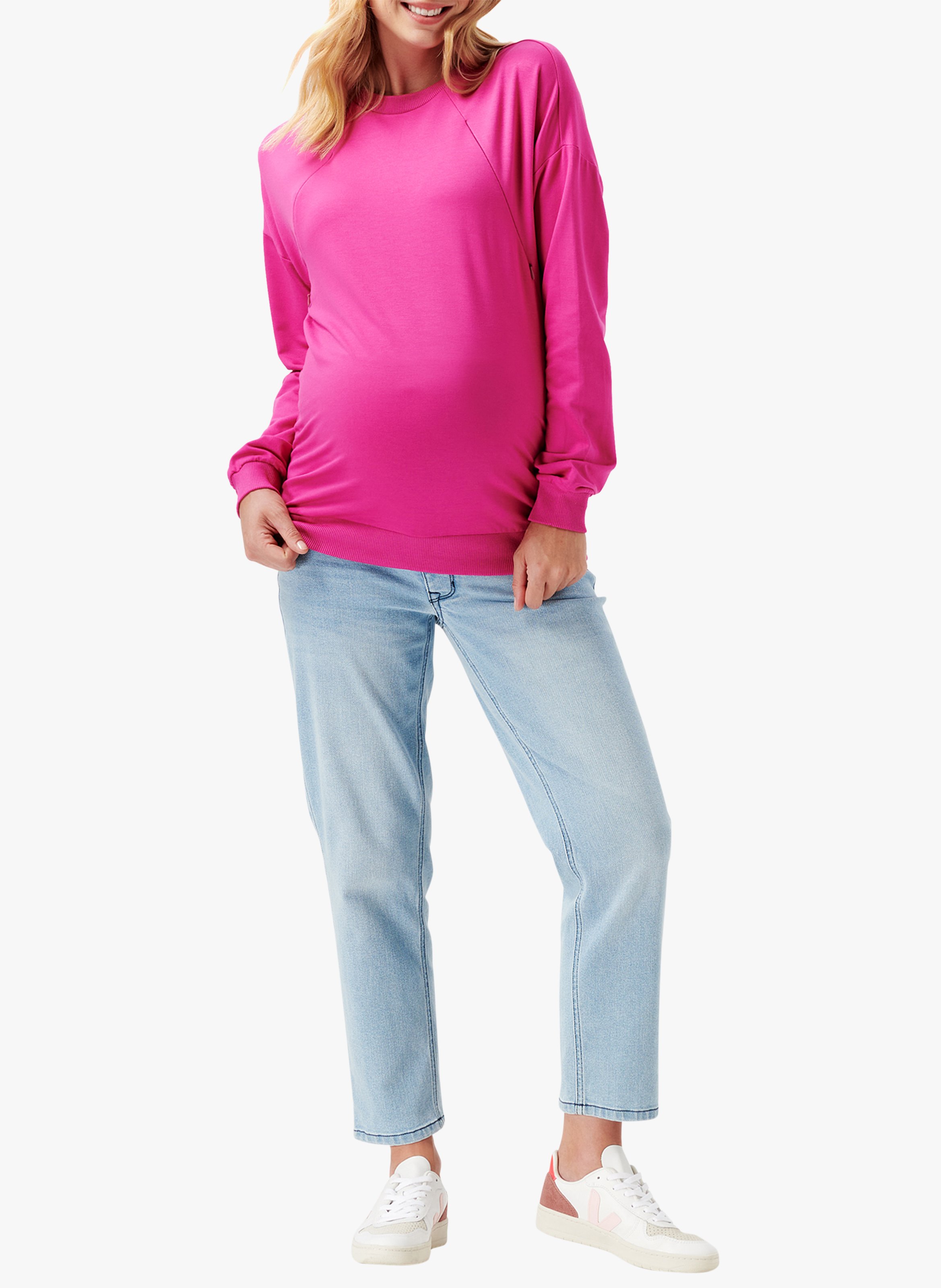 Cotton-blend straight-leg jeans NOPPIES Faded jeans