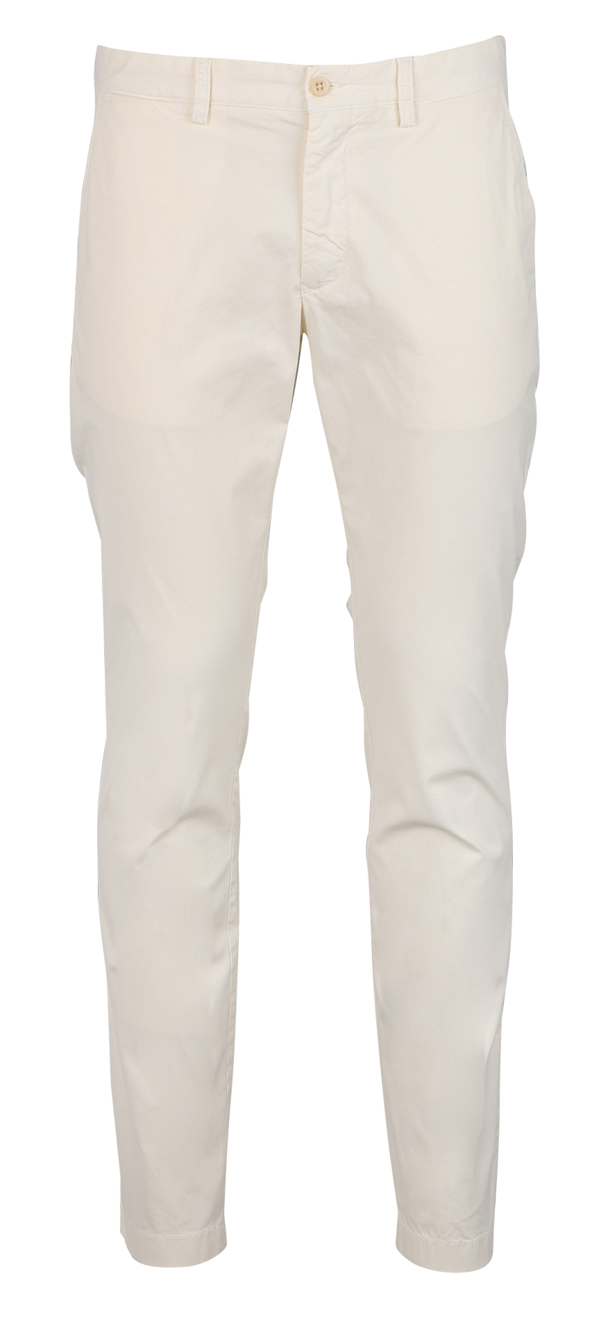 Straight-leg stretch cotton pants GANT White