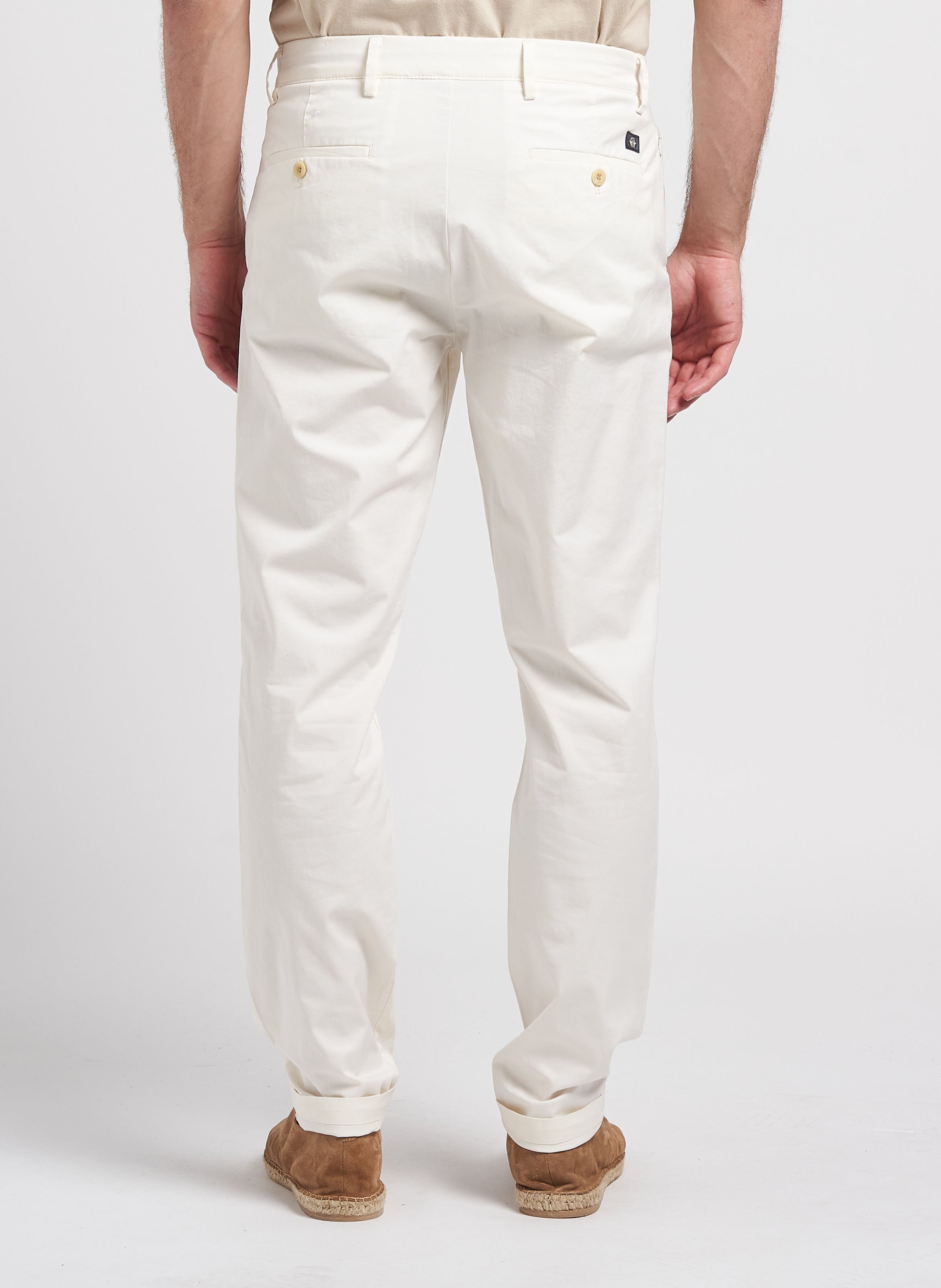 Slim-fit cotton-blend chinos DOCKERS White
