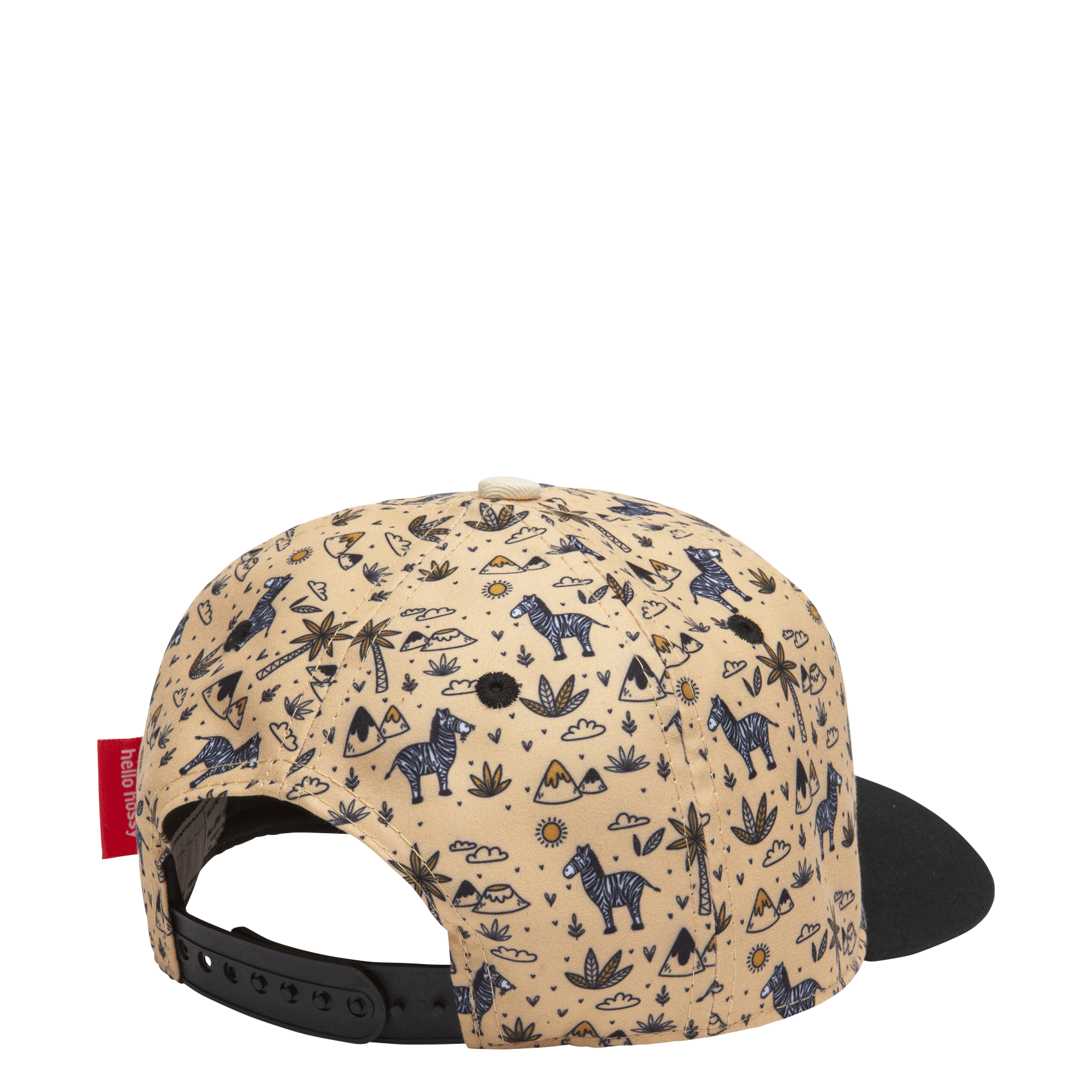 Bedruckte Kappe HELLO HOSSY Beige