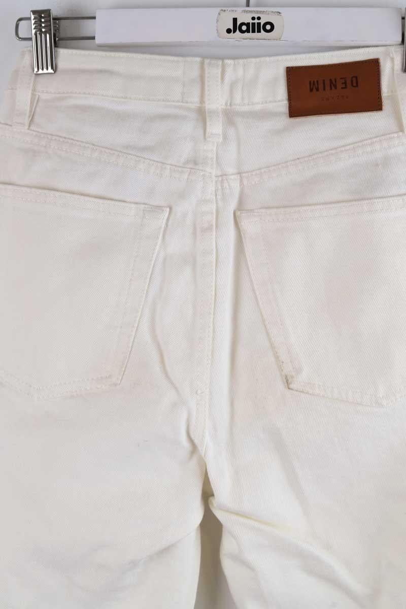 Cotton skinny jeans SEZANE - Seconde main White