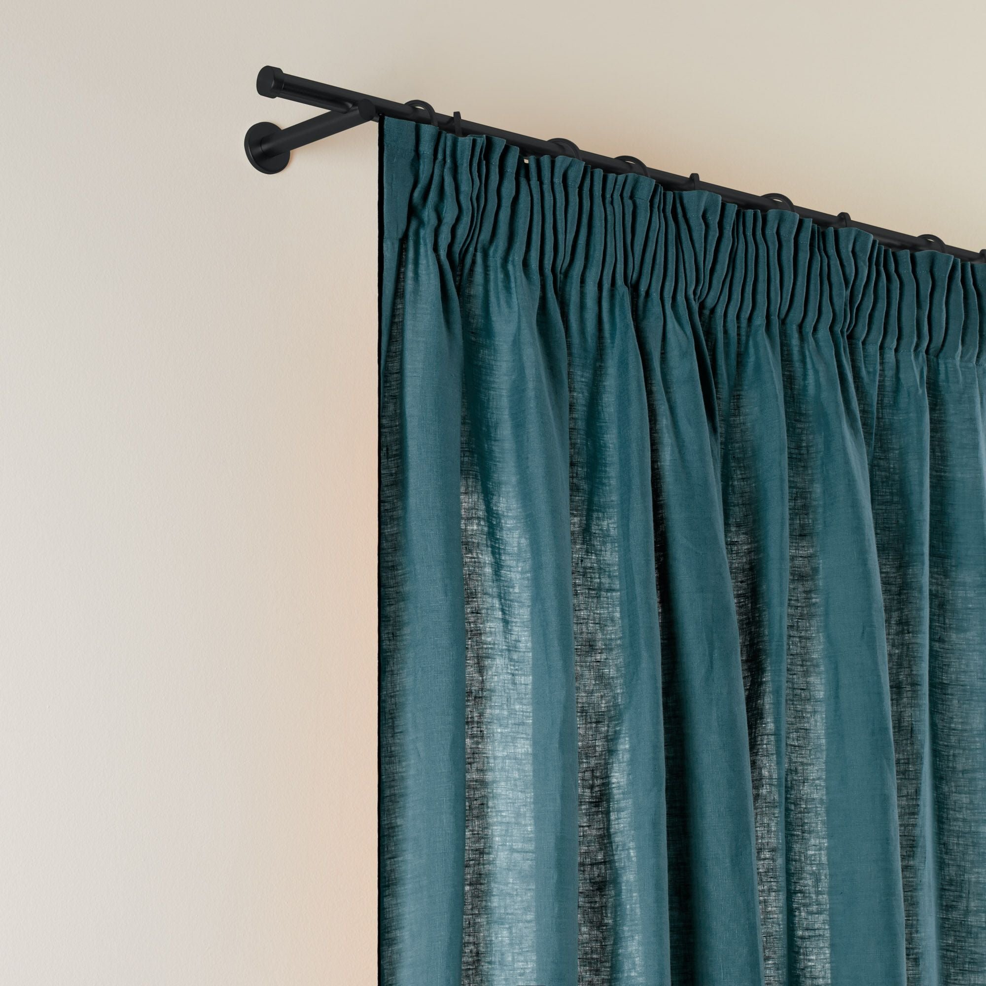 Curtain with gathering tape MADURA Blue