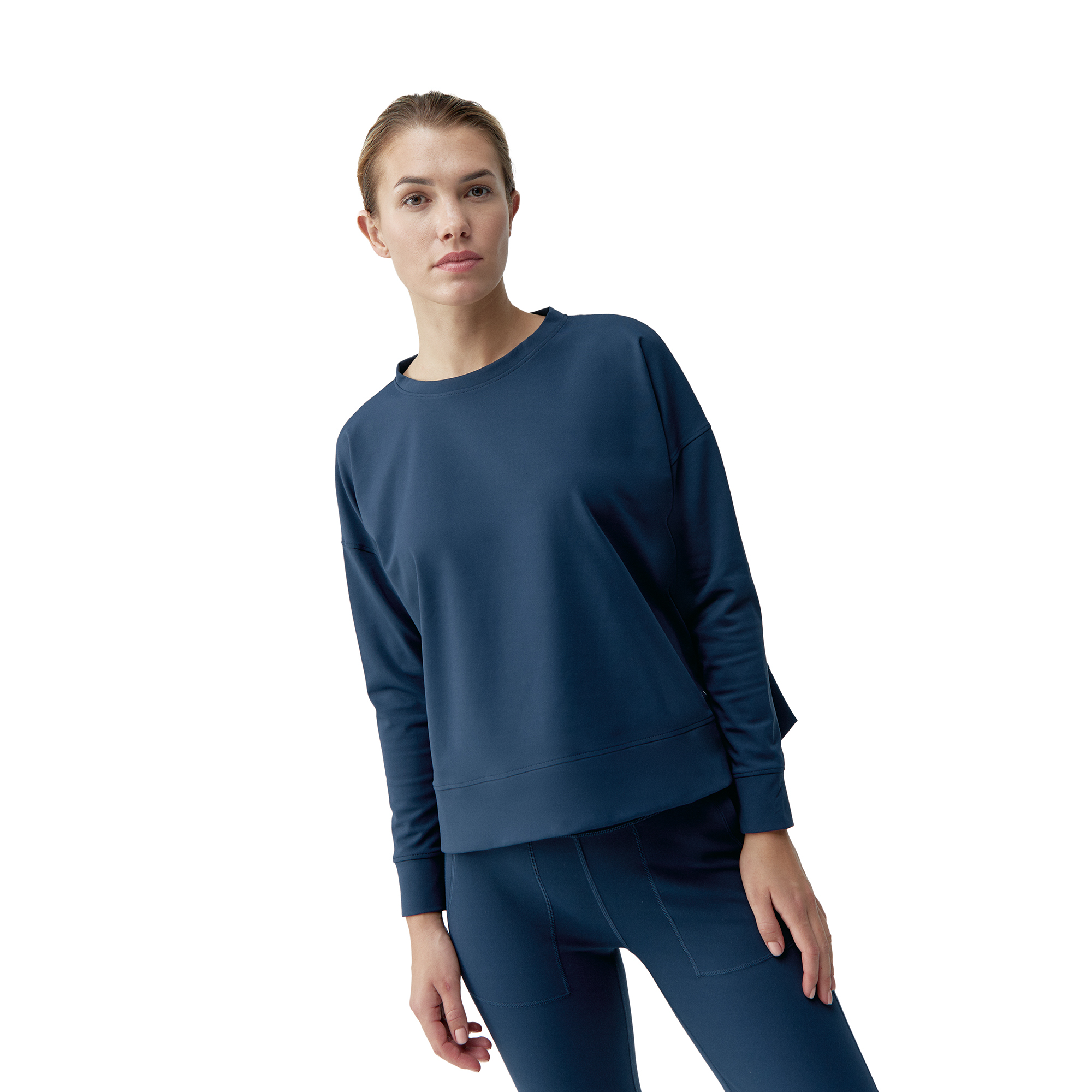 Comfortable sports sweatshirt BORN LIVING YOGA Blue