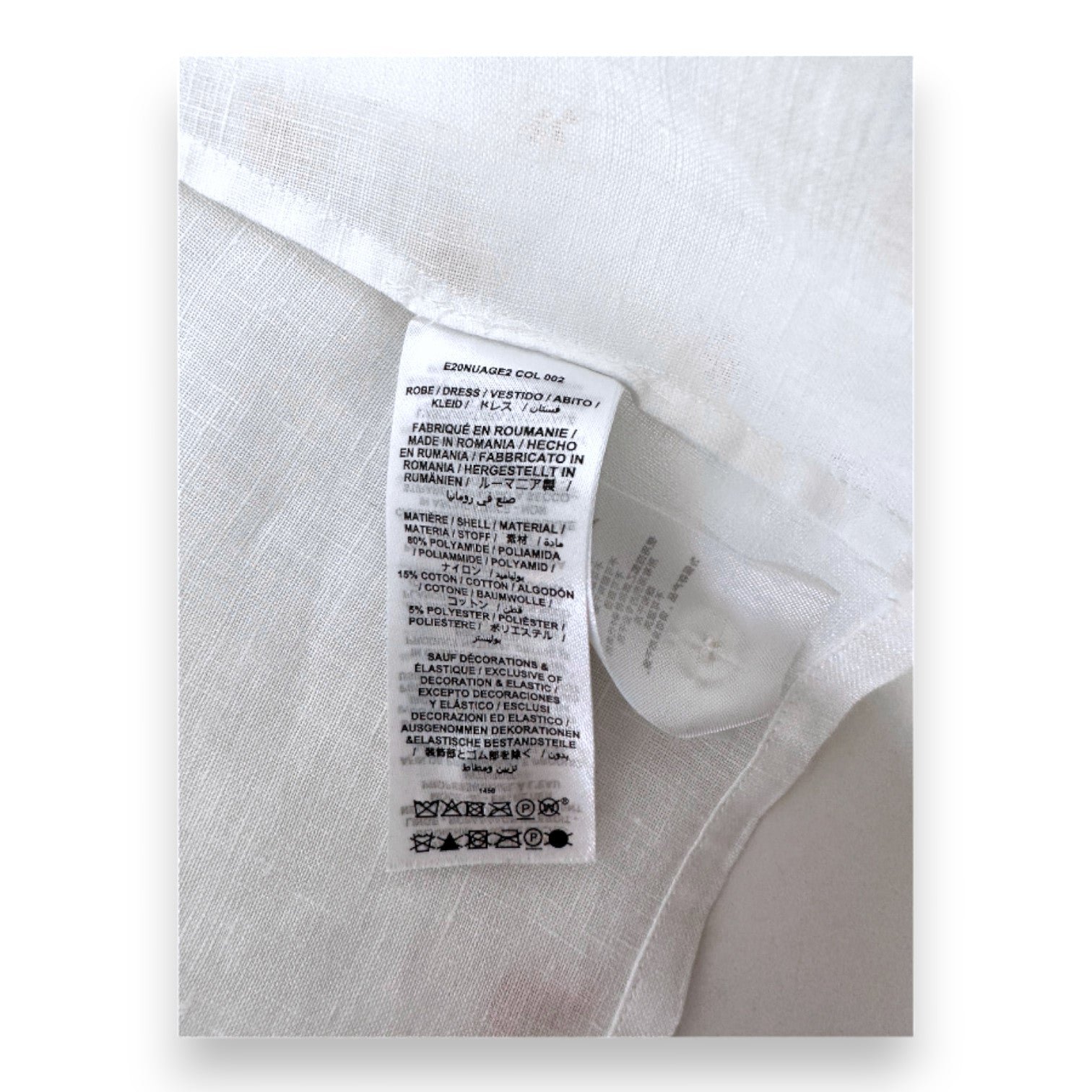 White baby dress - 6 months BONPOINT - Seconde Main White