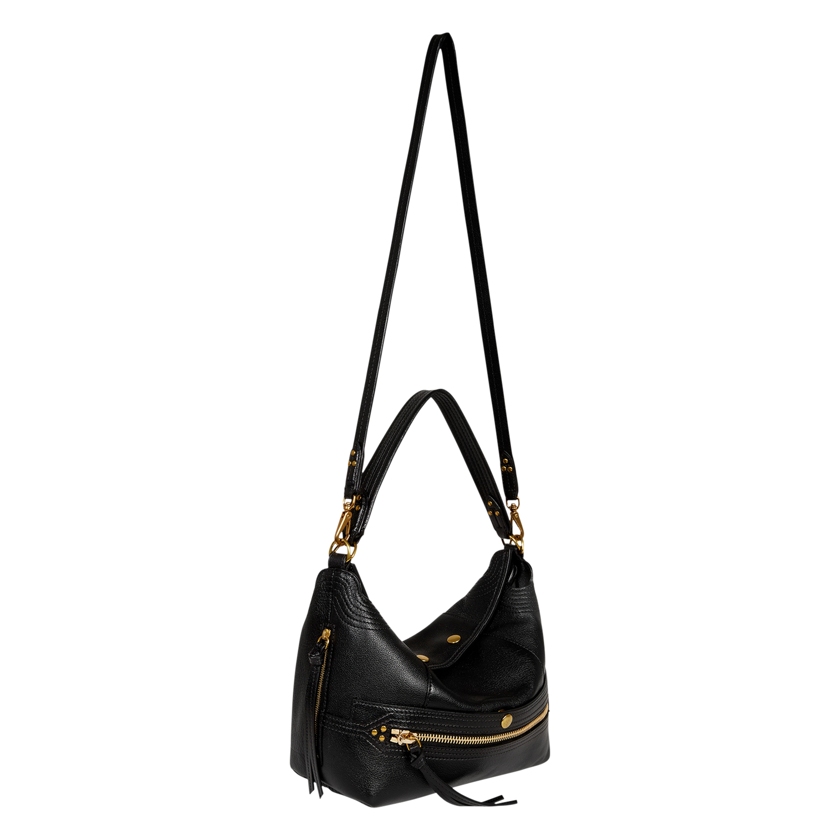 Bobi leather baguette bag  JEROME DREYFUSS Black