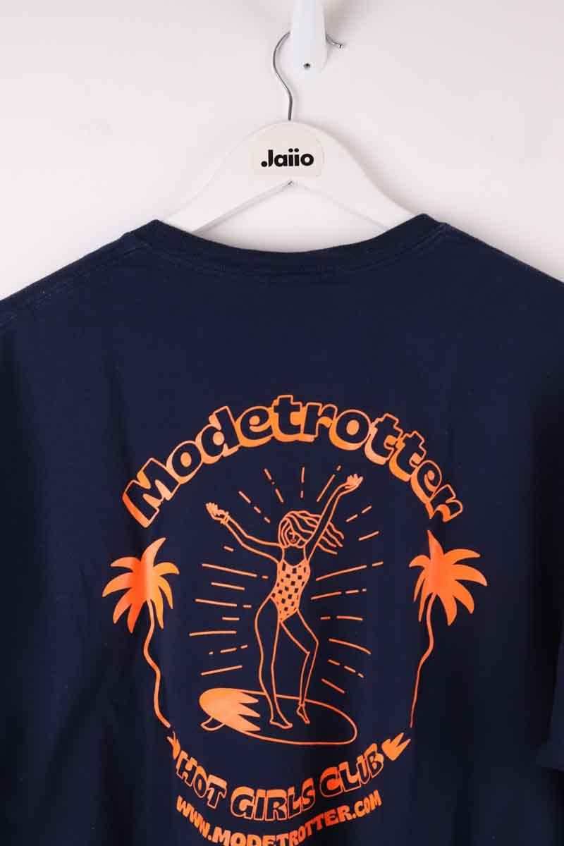 Cotton T-shirt MODETROTTER - Seconde Main Blue