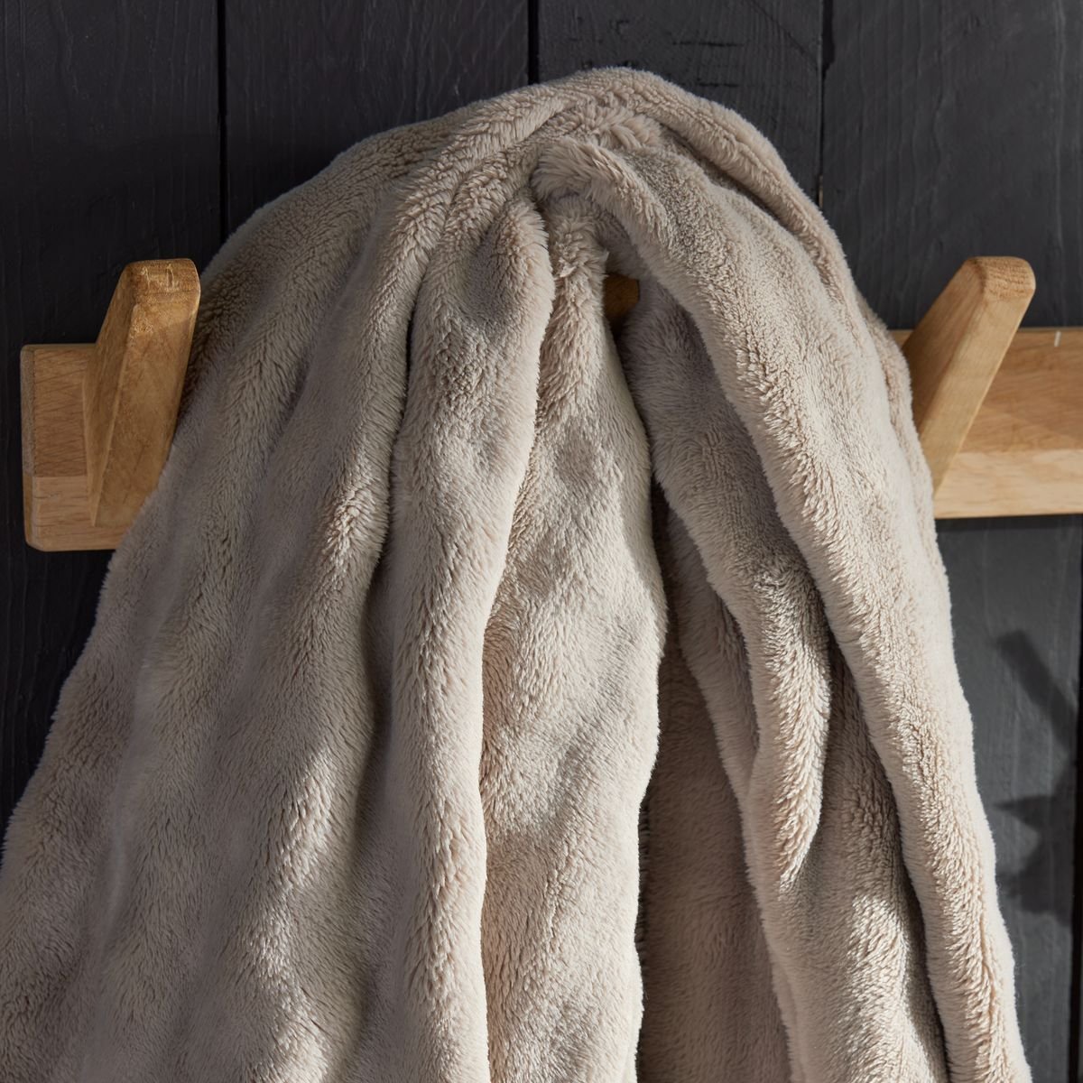 Plain checkered pattern TODAY LINGE DE MAISON Beige