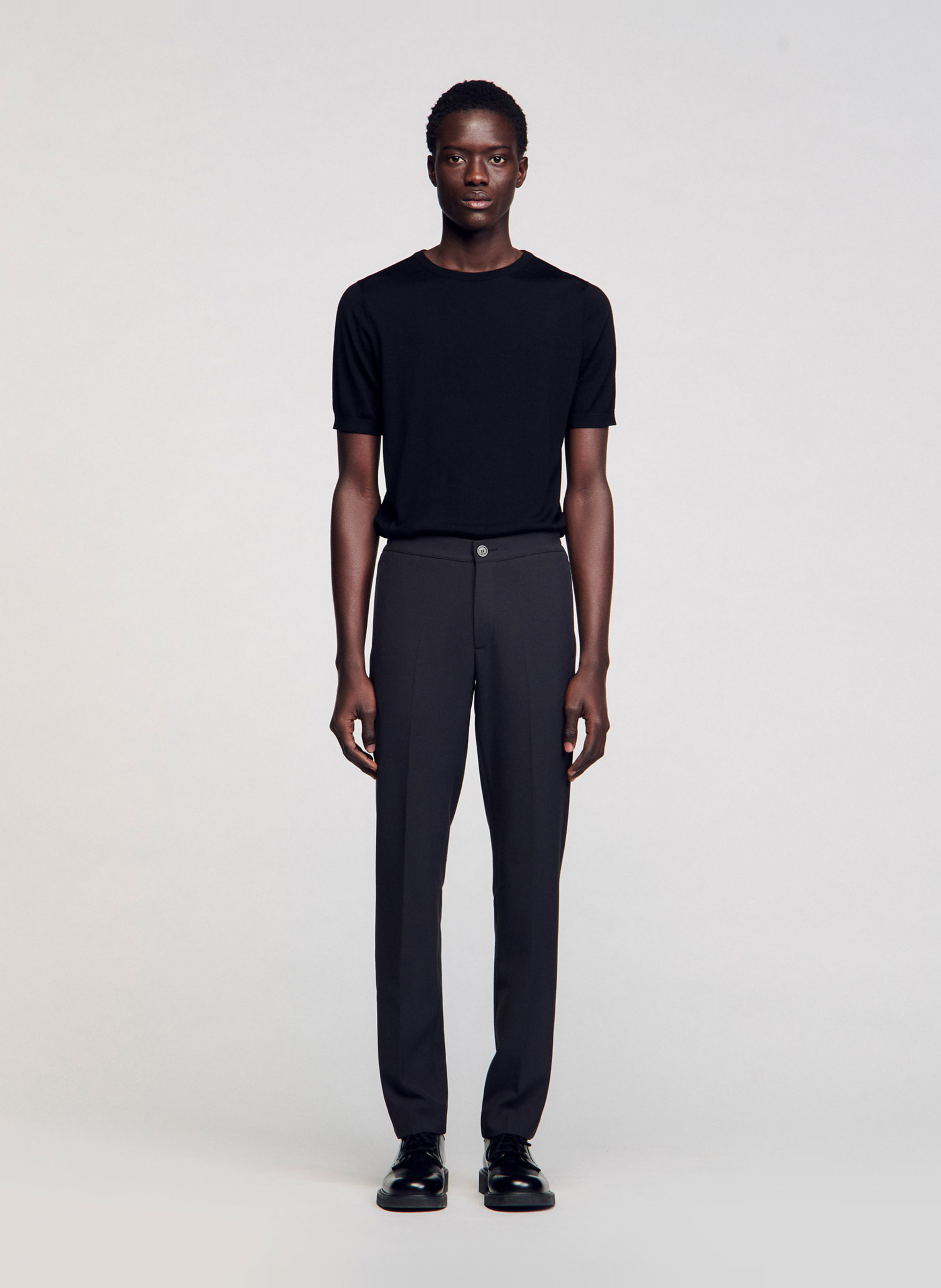 Straight-leg pants SANDRO Grey
