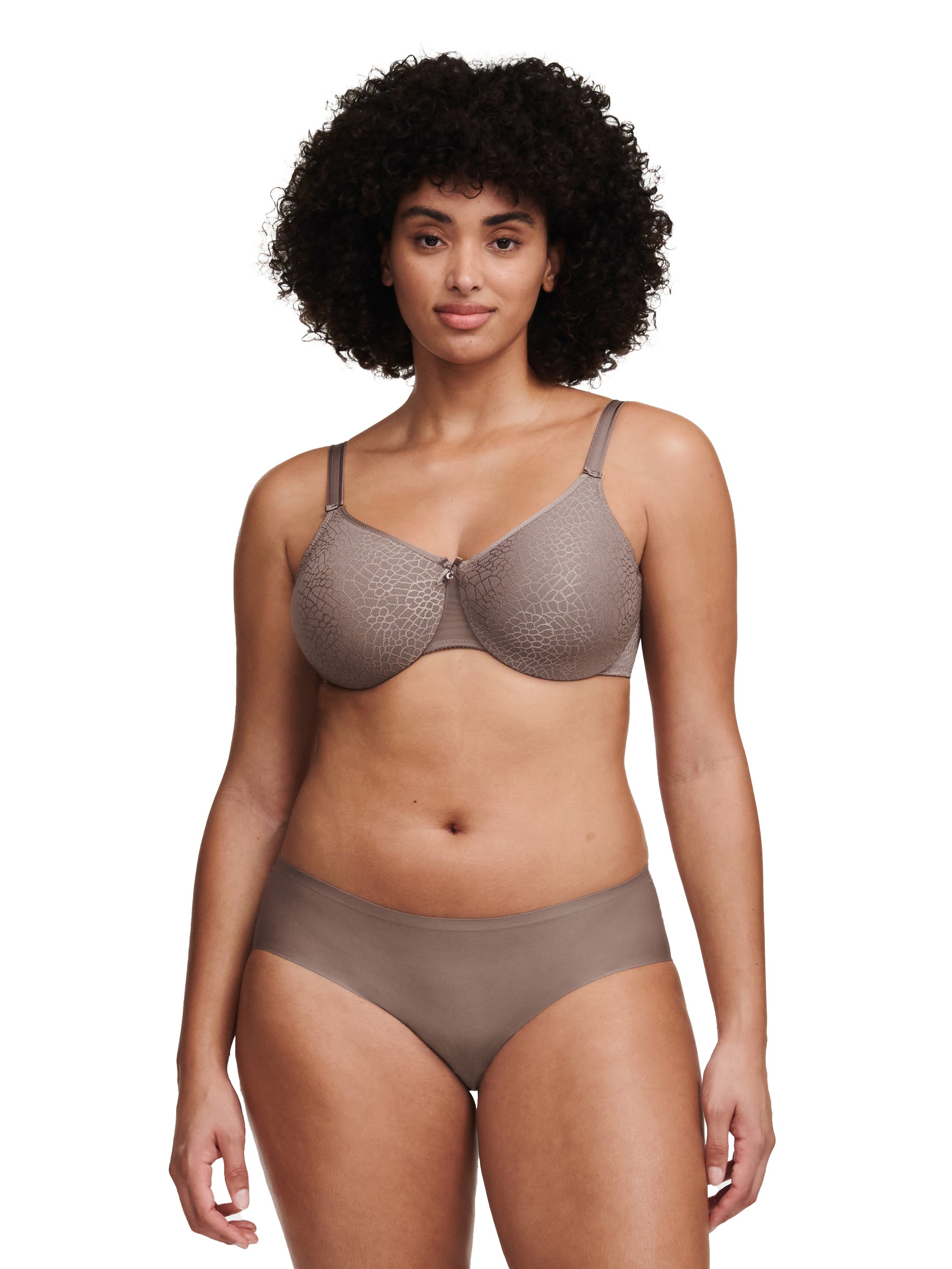 Moulded full-cup bra CHANTELLE Brown