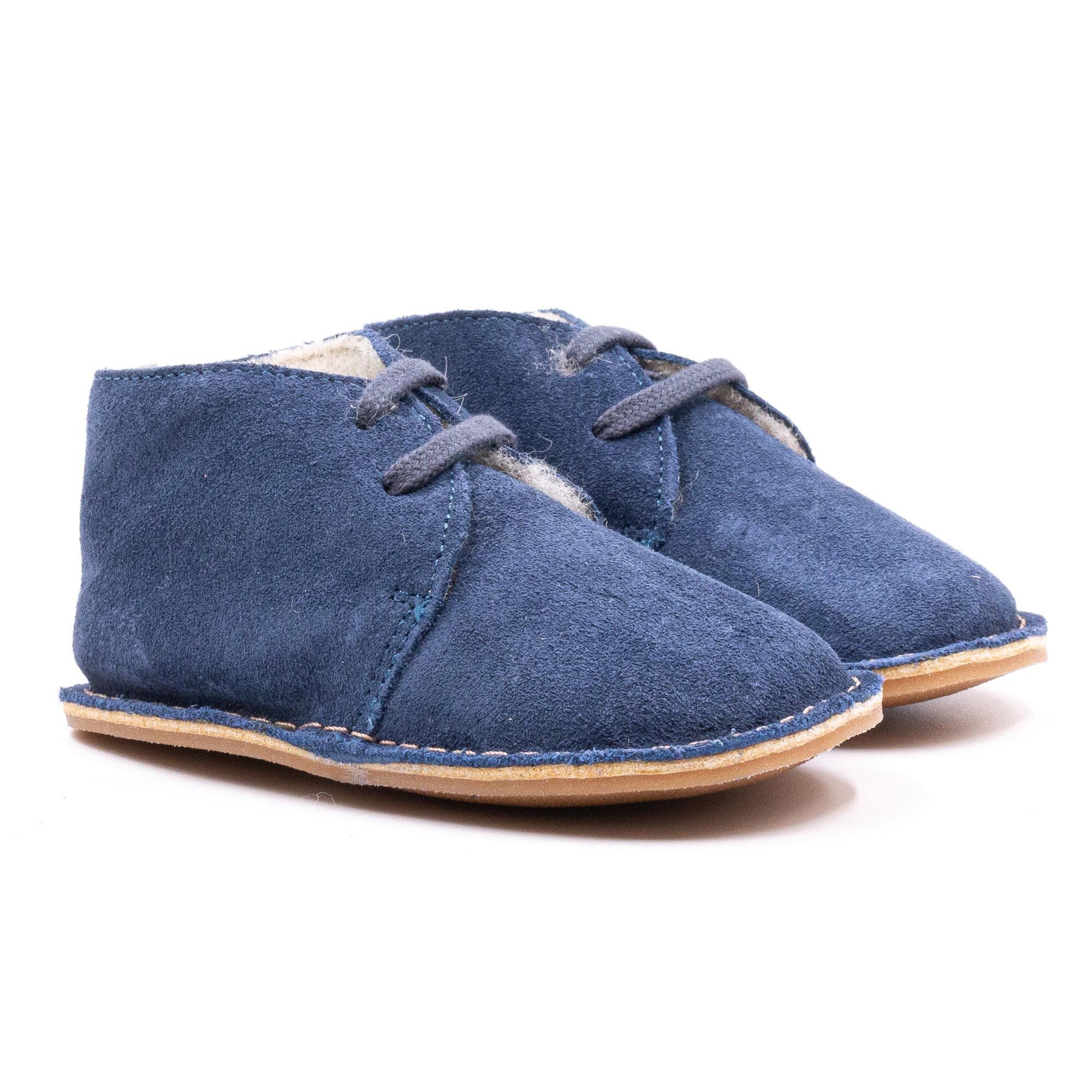 Baby lined slipper Boni & Sidonie Blue
