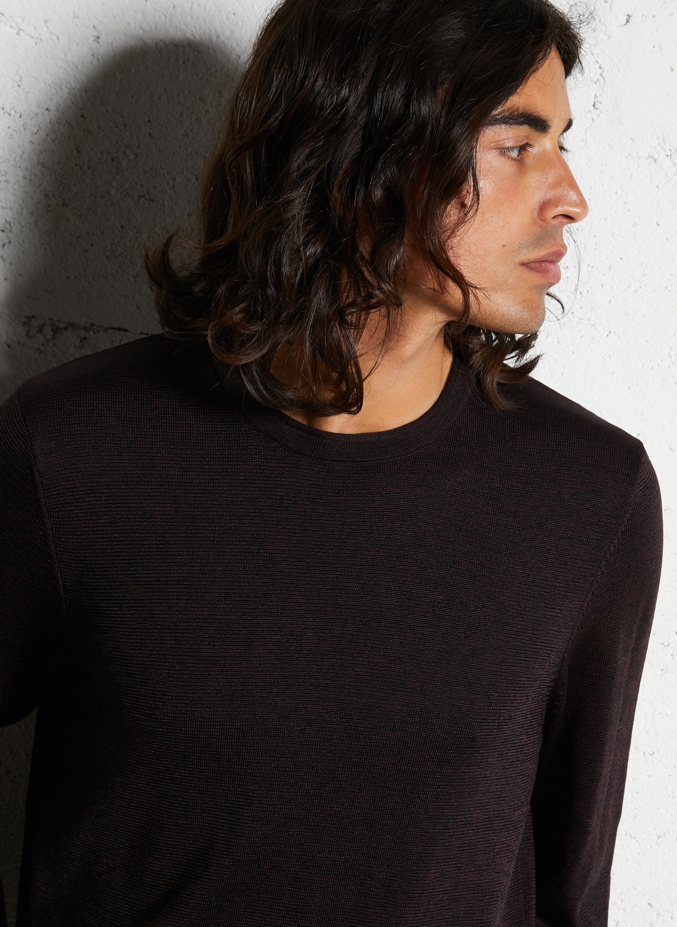 Rechte gebreide trui IKKS Violet