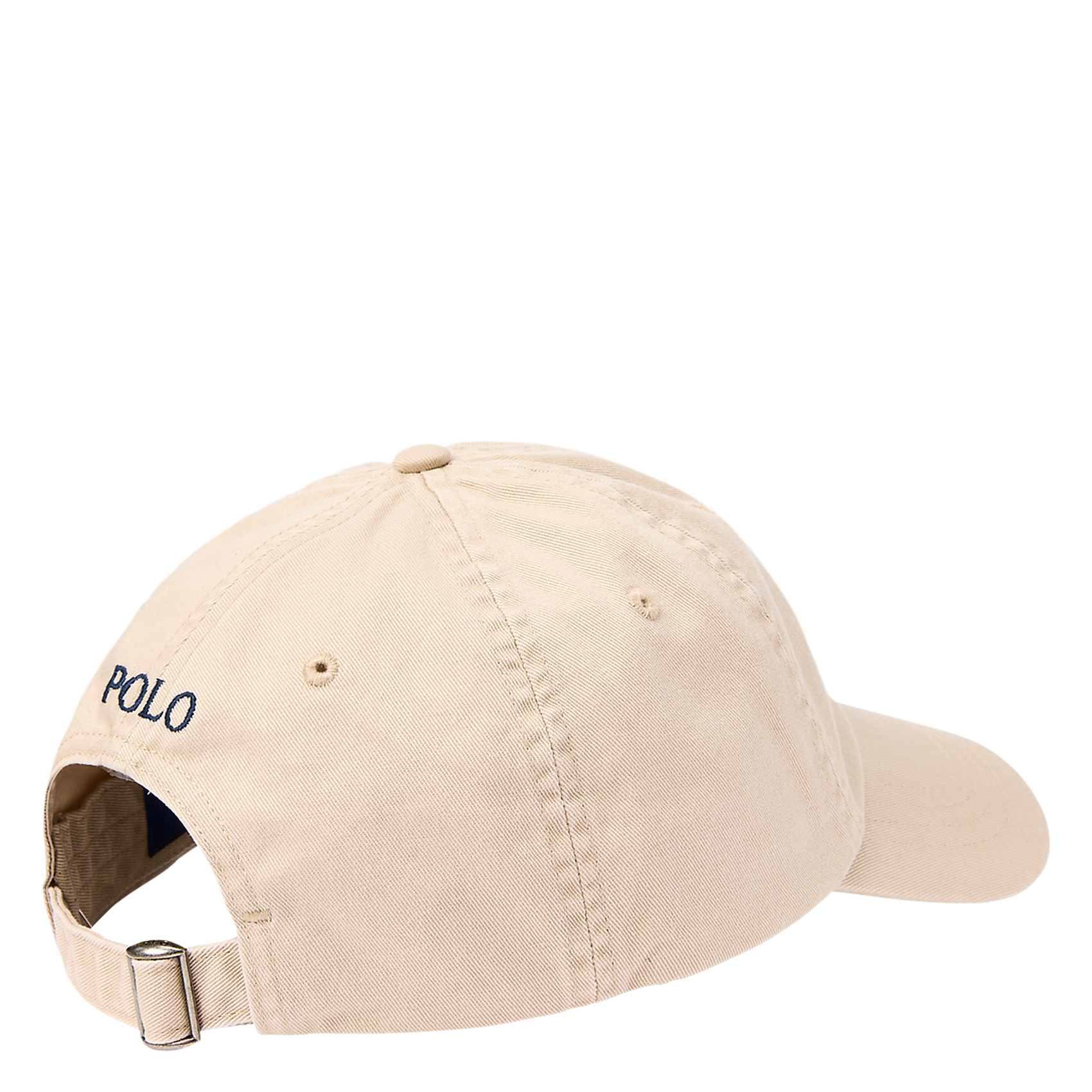 Casquette logo brodé en coton POLO RALPH LAUREN Beige