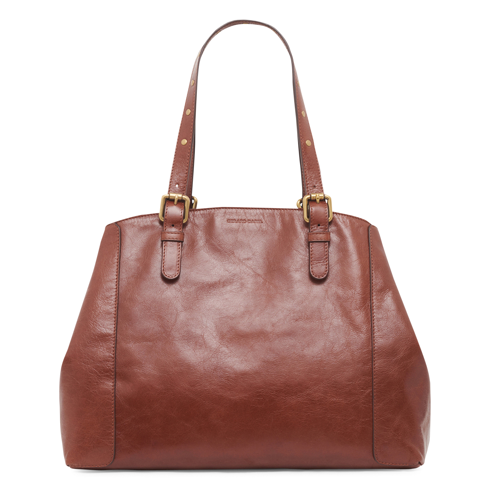 Leren shopper GERARD DAREL Bruin