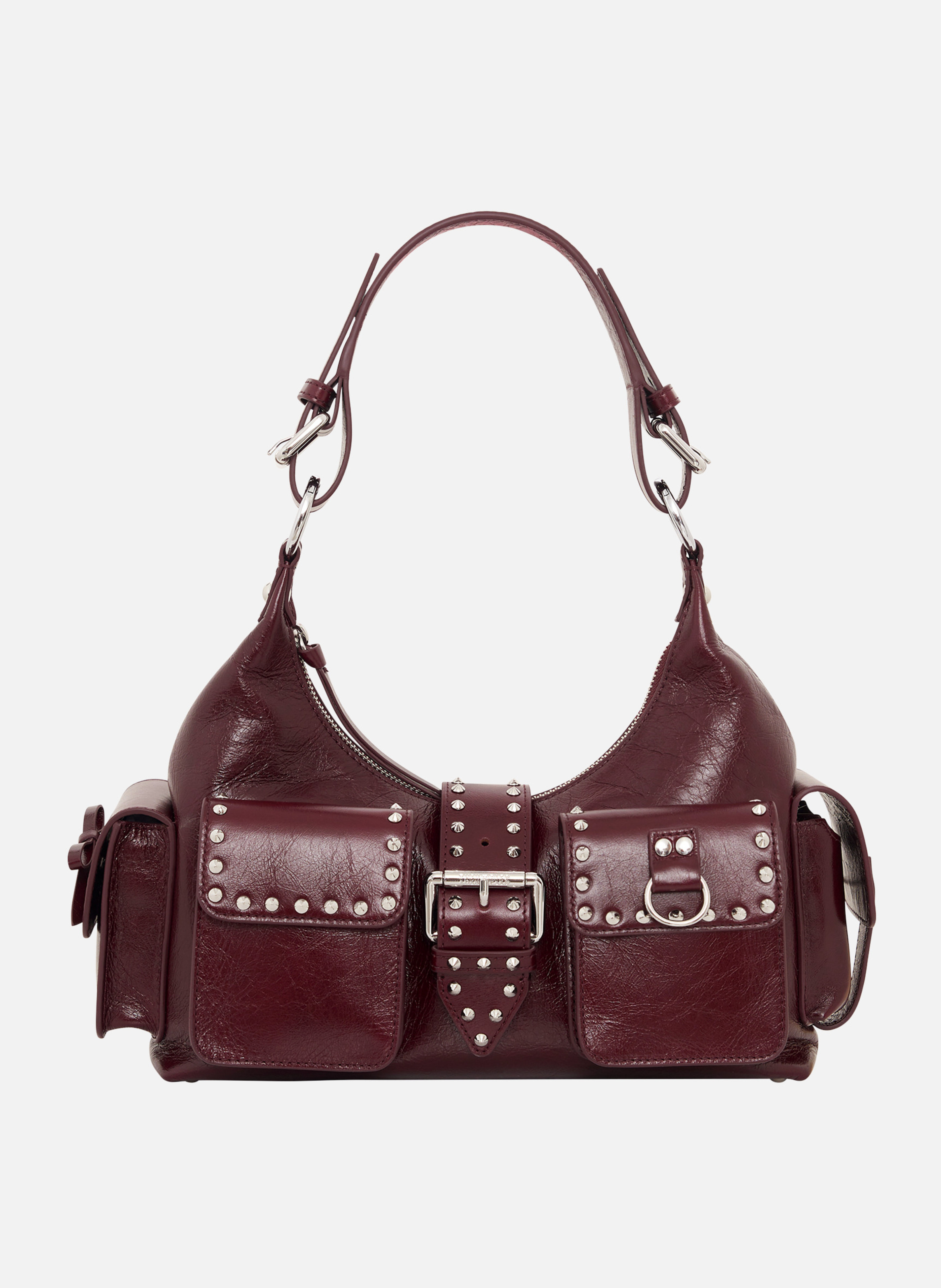 Amelia leather handbag THE KOOPLES Red