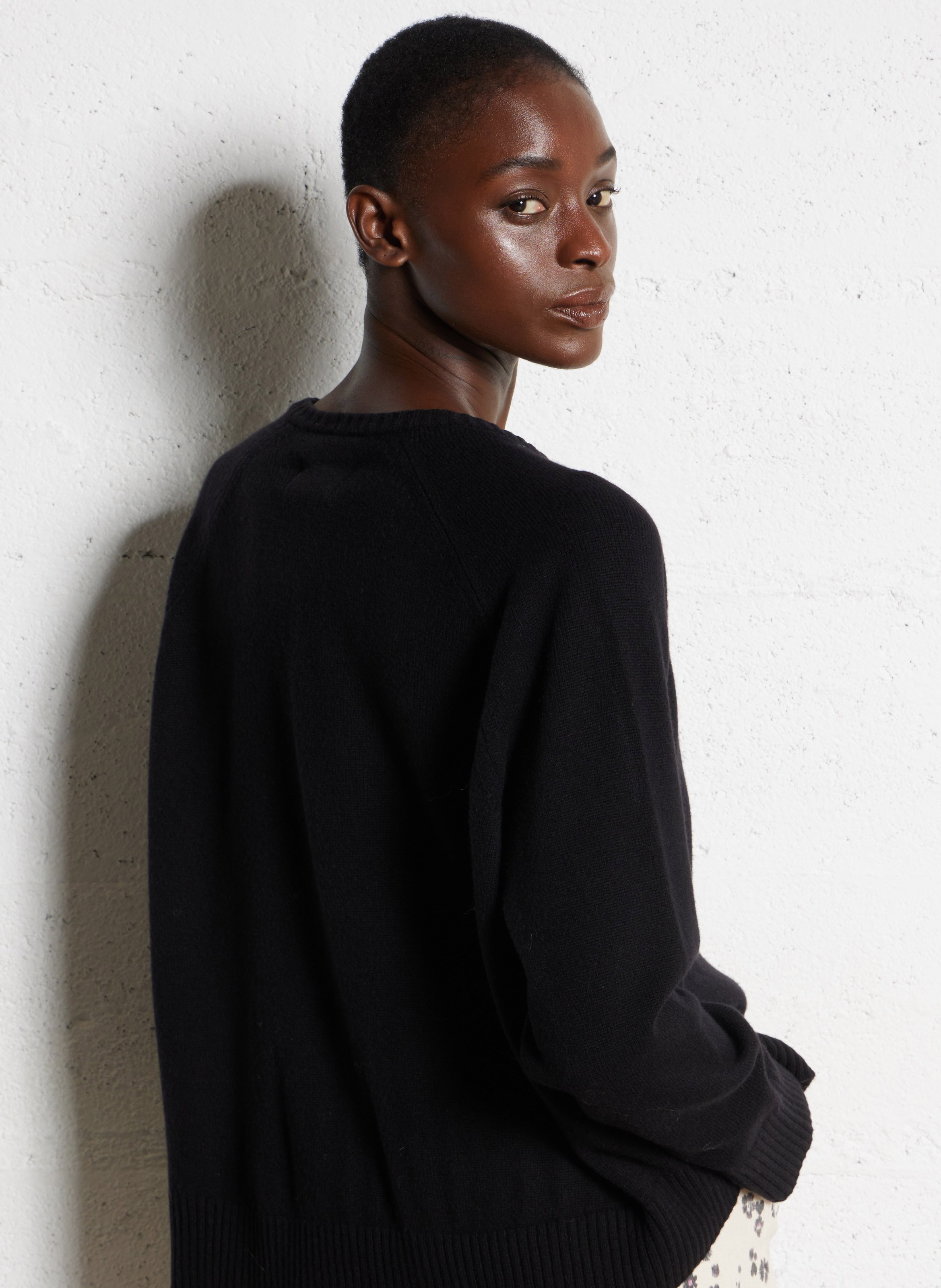 Oversized sweater DES PETITS HAUTS Black