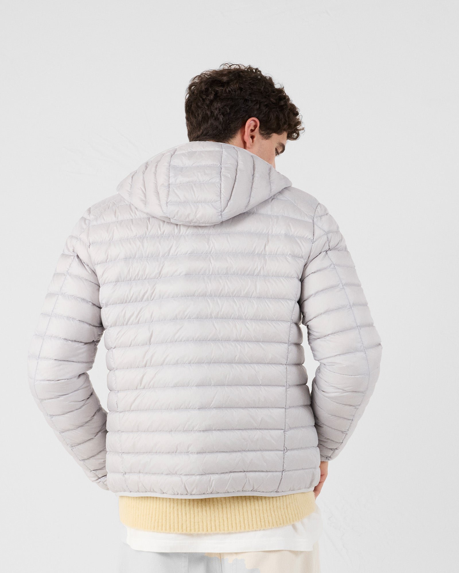 Lightweight hooded puffer jacket nico JOTT Grey