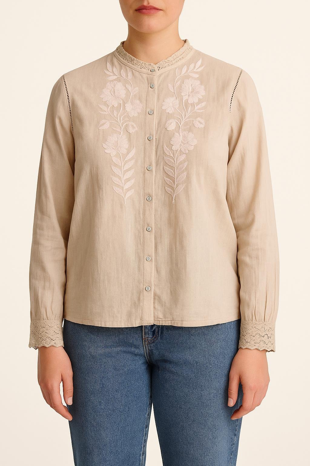 Shirt ANTIK BATIK - Seconde Main Beige