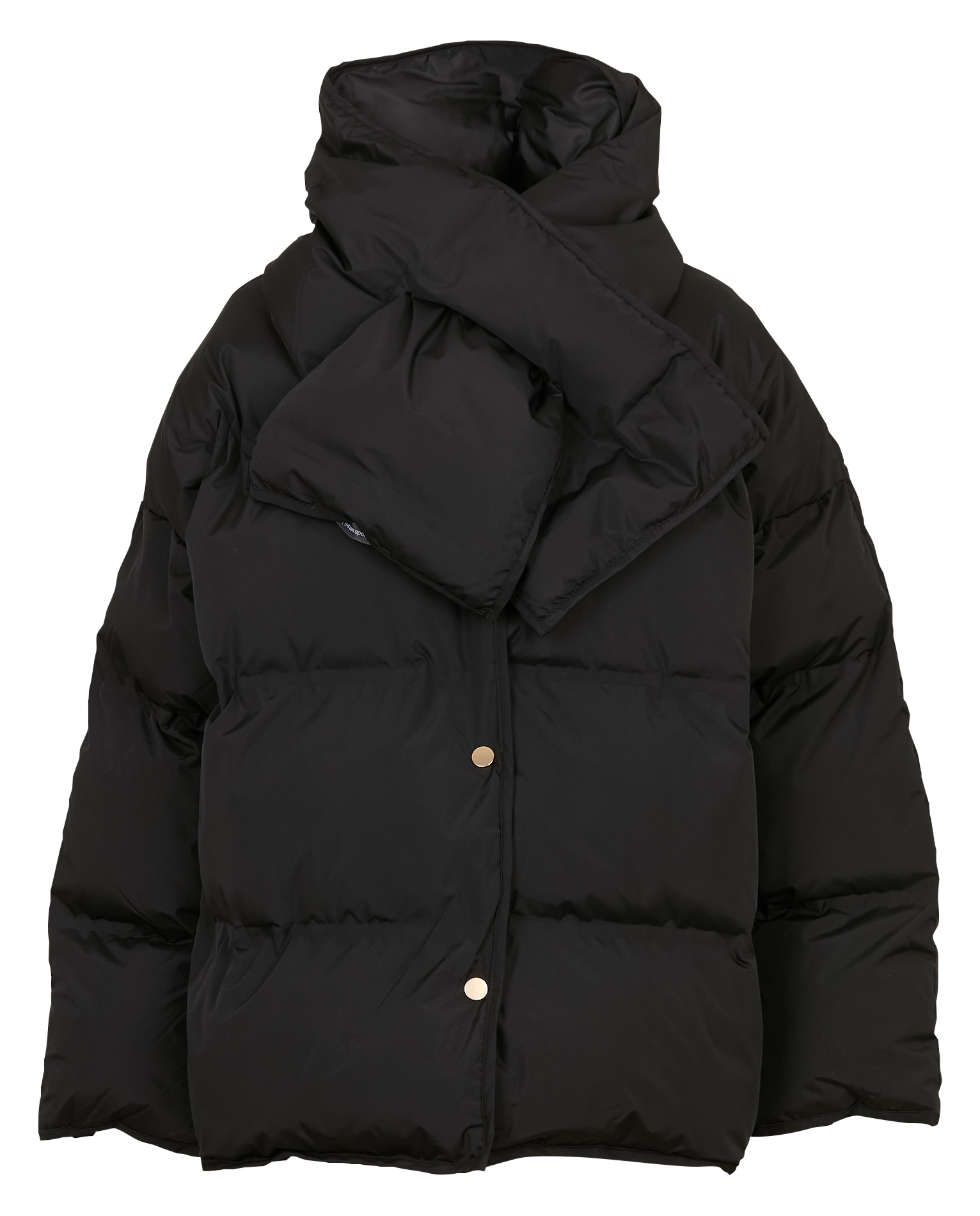 Doudoune col rond  LA FEE MARABOUTEE Noir