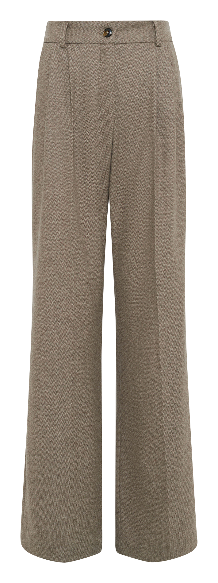 Straight-fit broek van wolmix GERARD DAREL Beige