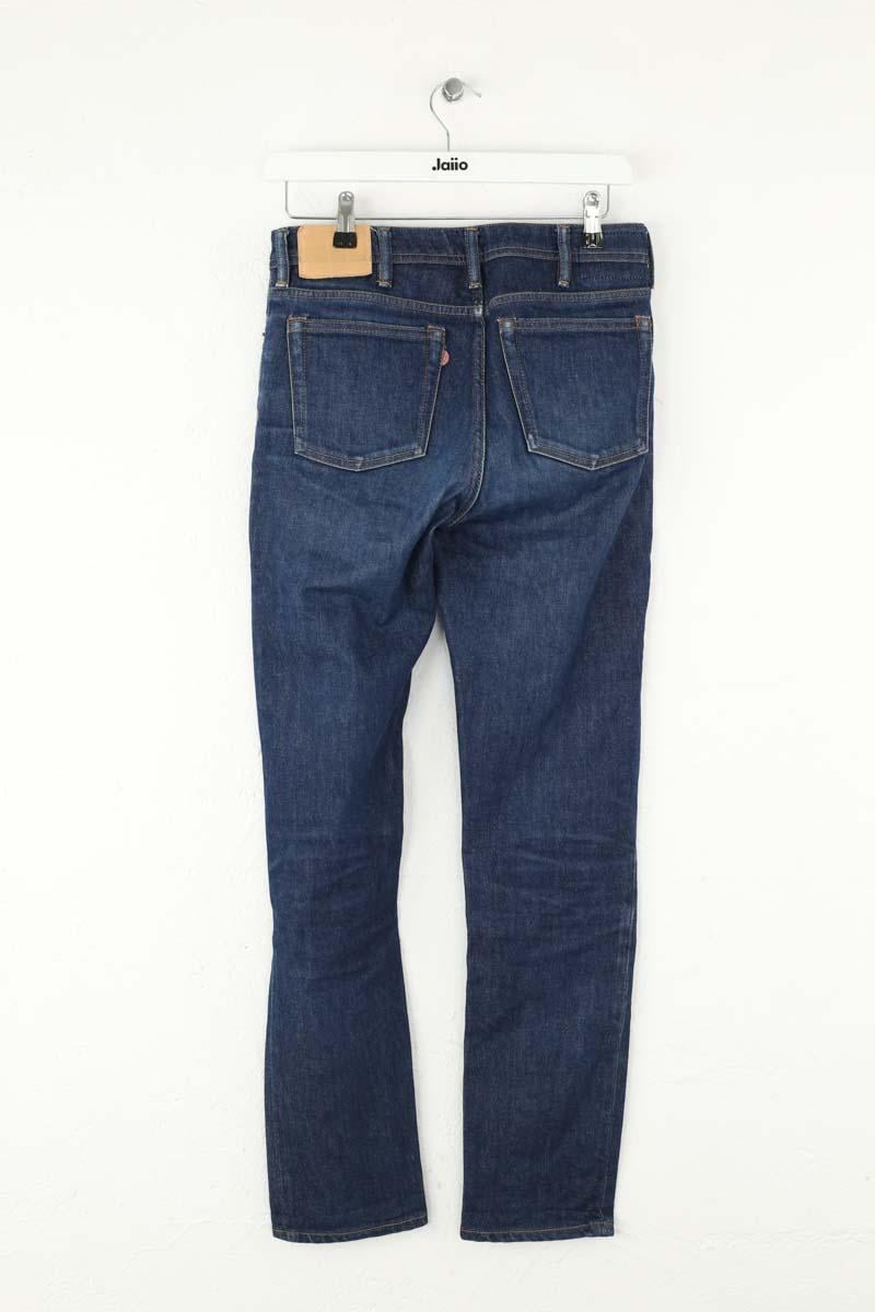 Bla Konst straight-leg cotton jeans ACNE STUDIOS - Seconde Main Blue