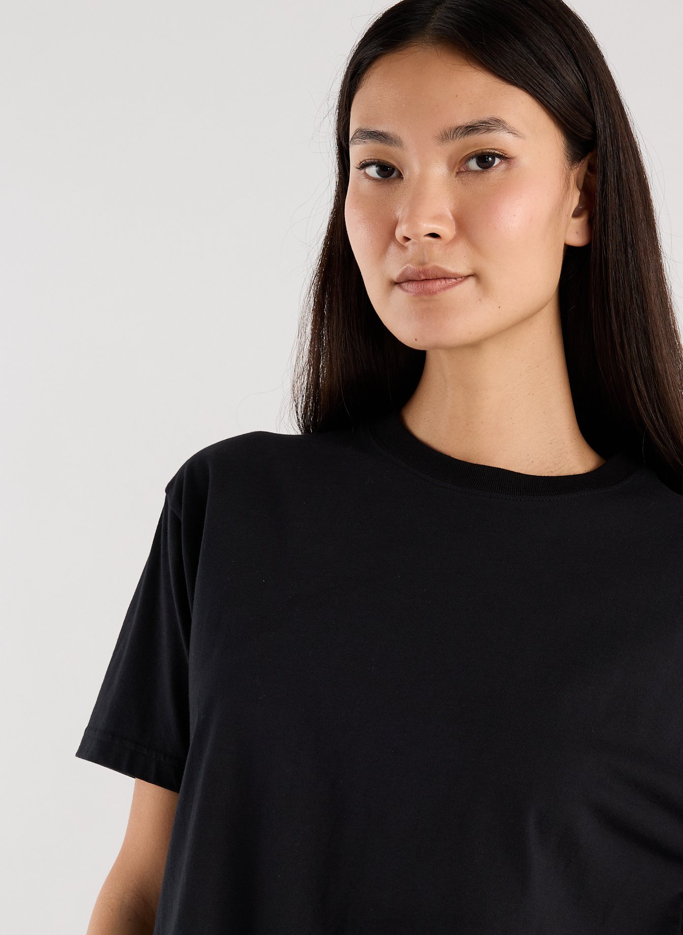 Tee-shirt oversize en coton SAISON 1865 Noir