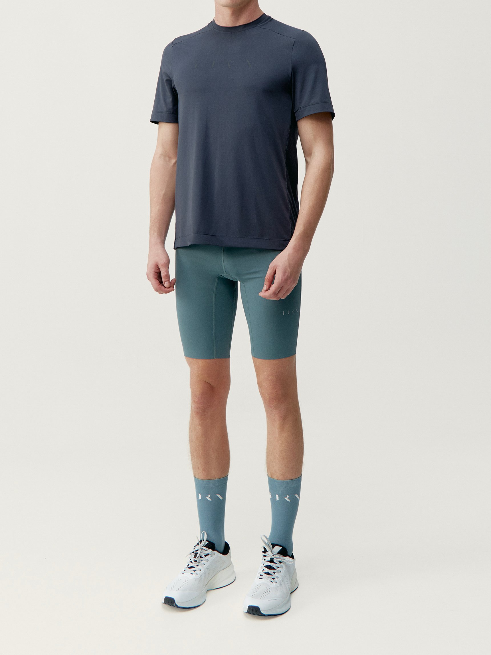 T-shirt with logo on the front BORN LIVING YOGA Grey