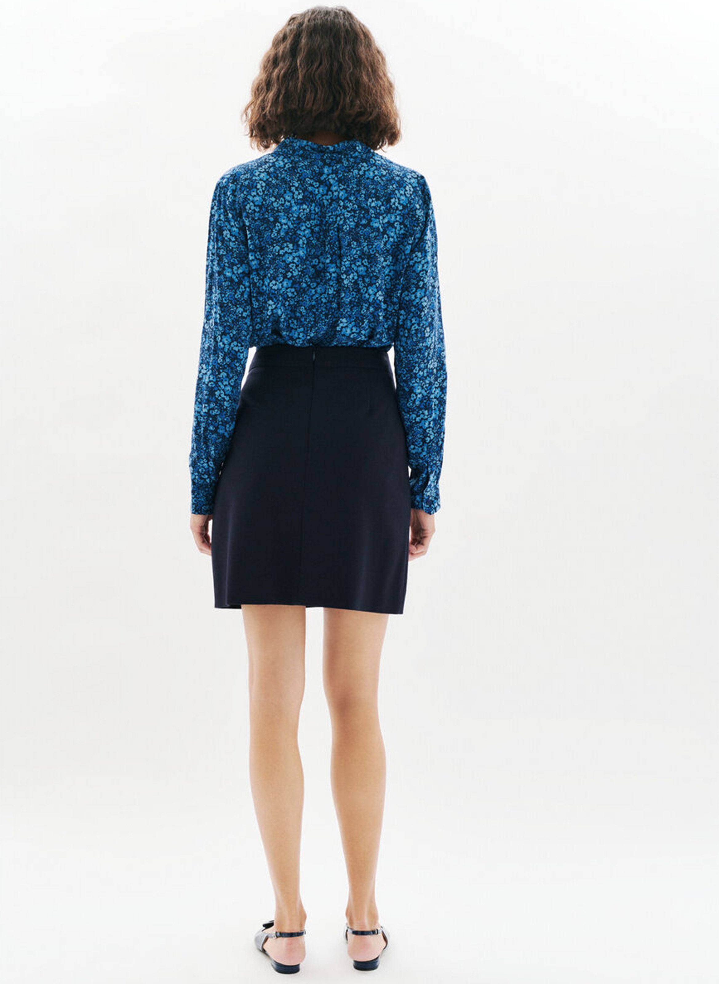 Midi skirt CAROLL Blue